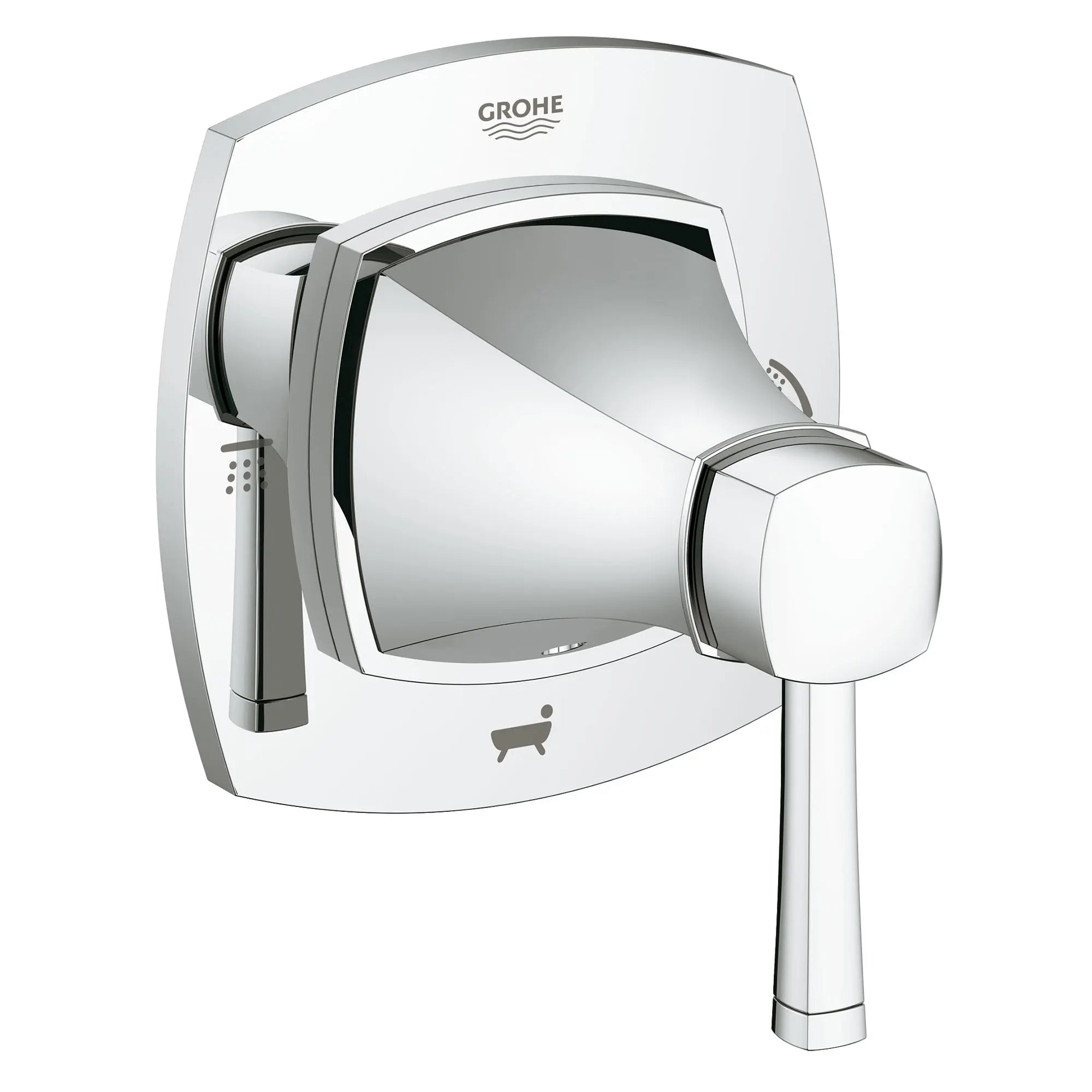 Grandera Garniture d’inverseur à 3 voies // CHROME STARLIGHT GROHE // 163716_19942000_0_CDNwebp.webp