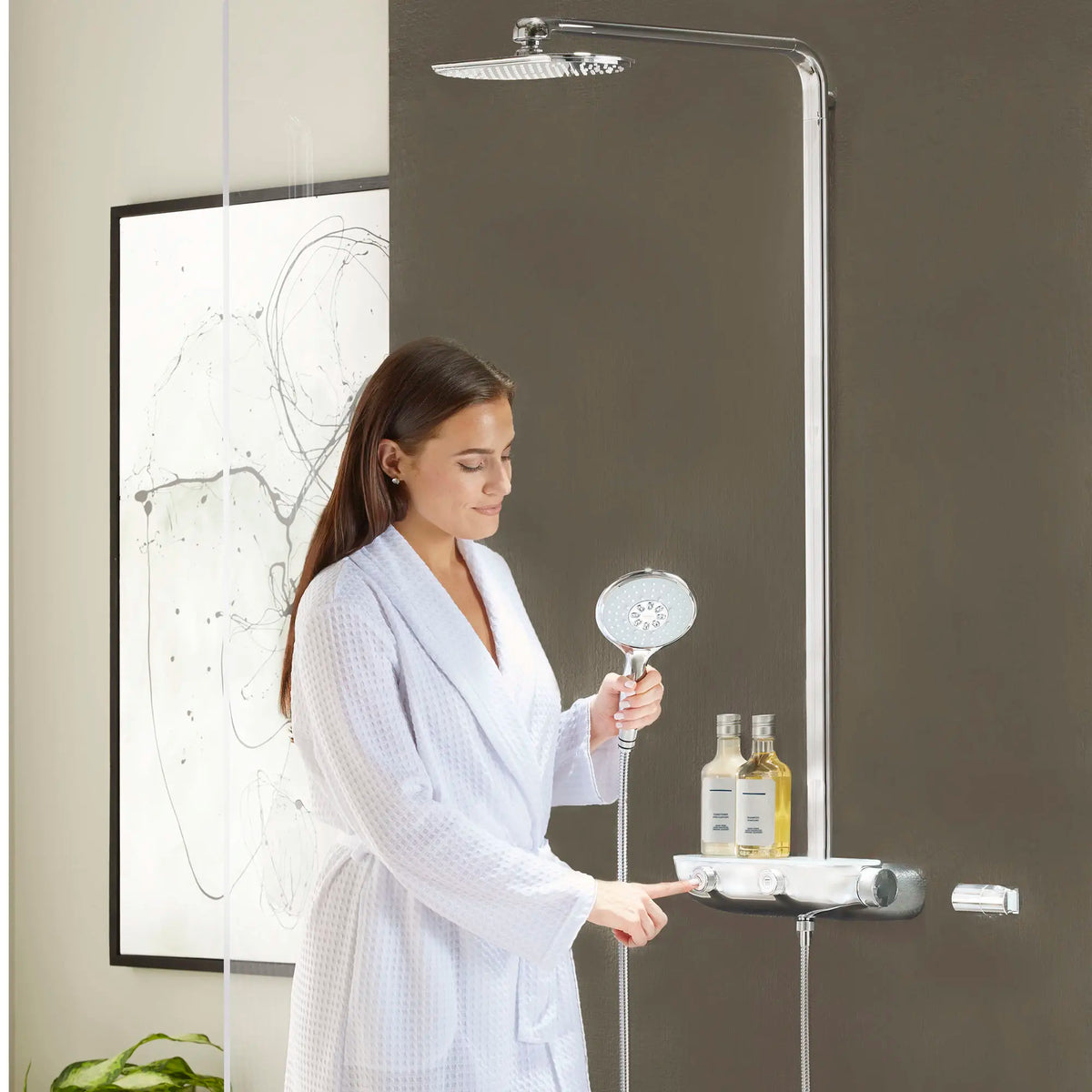 27673000 Système de douche avec valve thermostatique