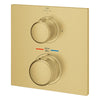 [29178GN1] Allure Dual Function 2-Handle Thermostatic Valve Trim - Brushed Cool Sunrise