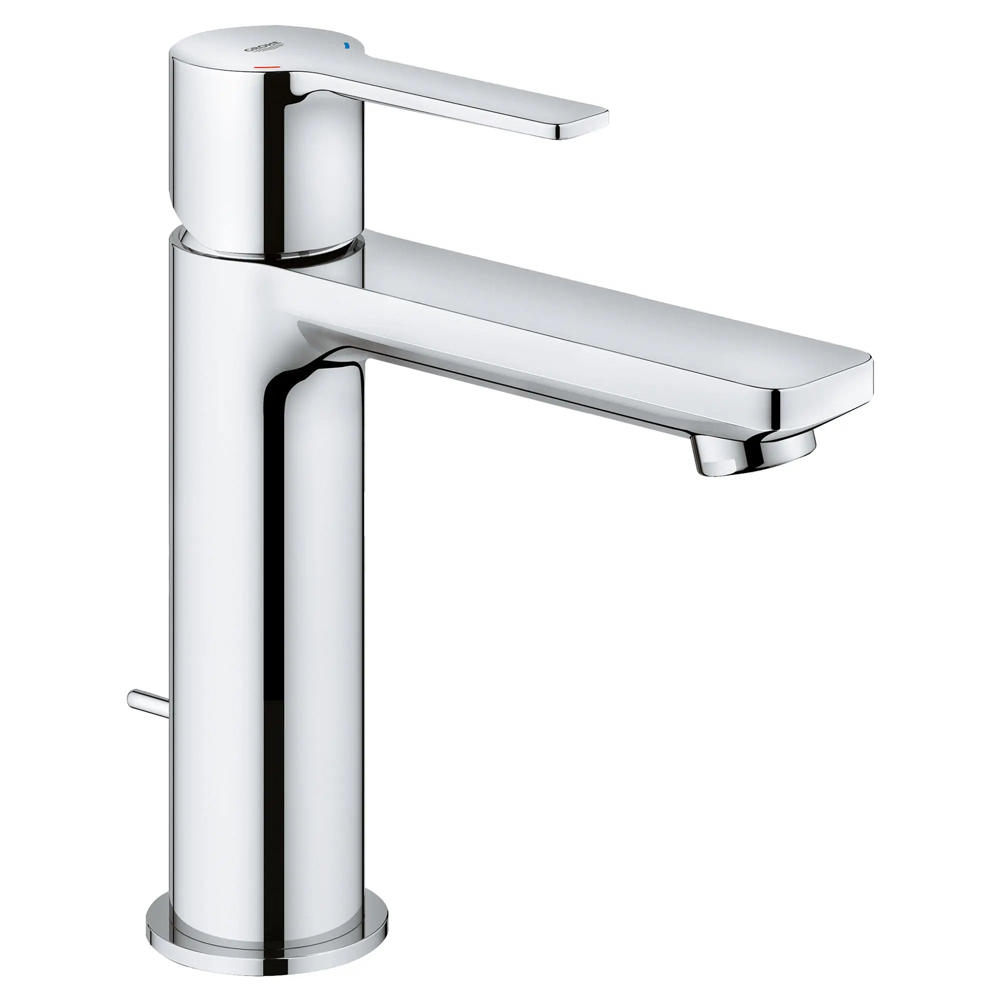 Lineare Robinet monotrou pour salle de bain, à poignée simple, taille P, 4,5 L/min (1,2 gpm) // CHROME STARLIGHT GROHE // 163813_2379400A_0_CDNwebp.webp