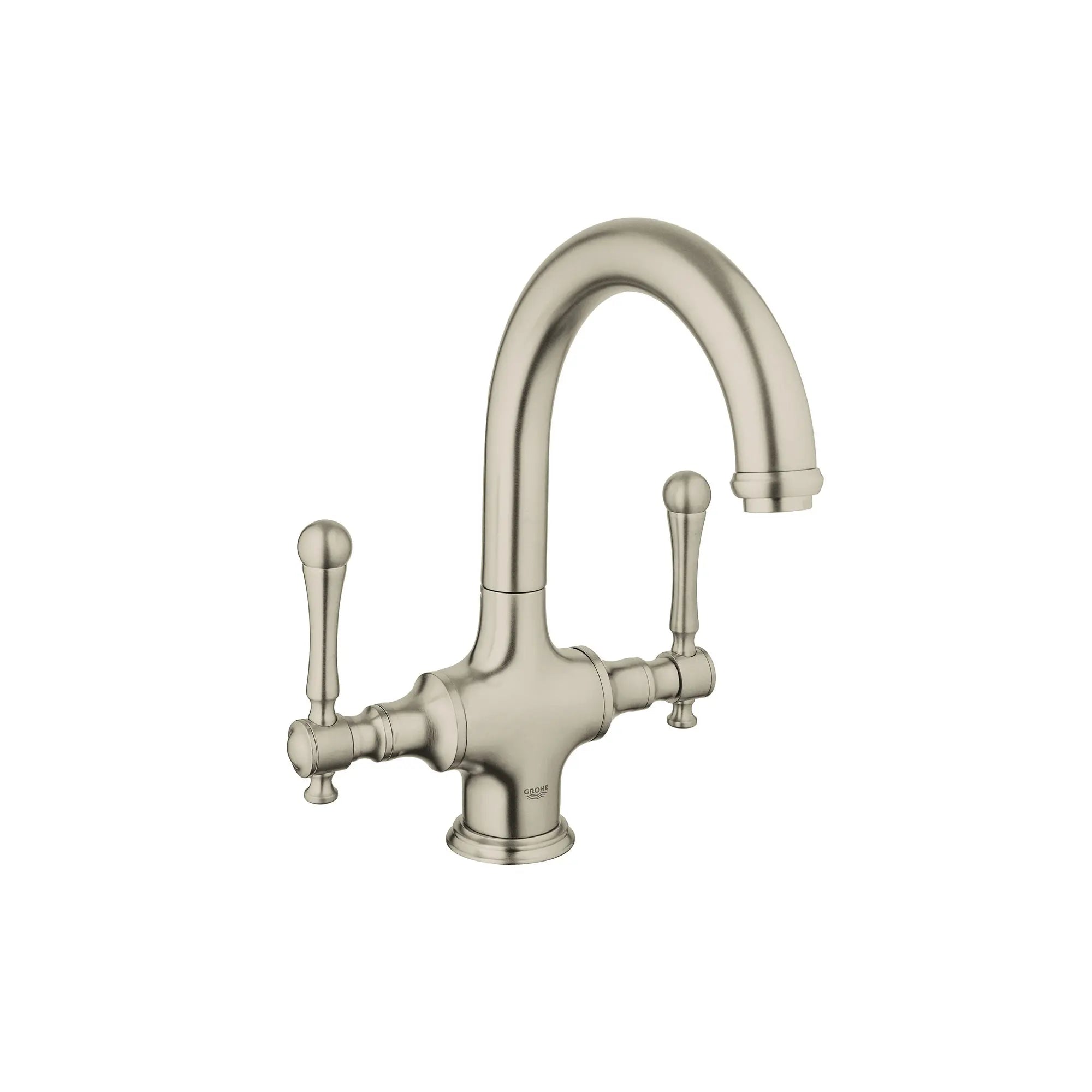 Robinet de cuisine/bar - Sans manettes // NICKEL BROSSÉ INFINITYFINISH // 163825_31055EN0-Brideford-Single-Hole-Kitchen-Faucet-in-Brushed-Nickel-Silo-1_0_CDNwebp.webp