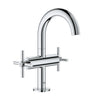 [21031003] Single Hole Two-Handle M-Size Bathroom Faucet 1.2 GPM - GROHE StarLight Chrome