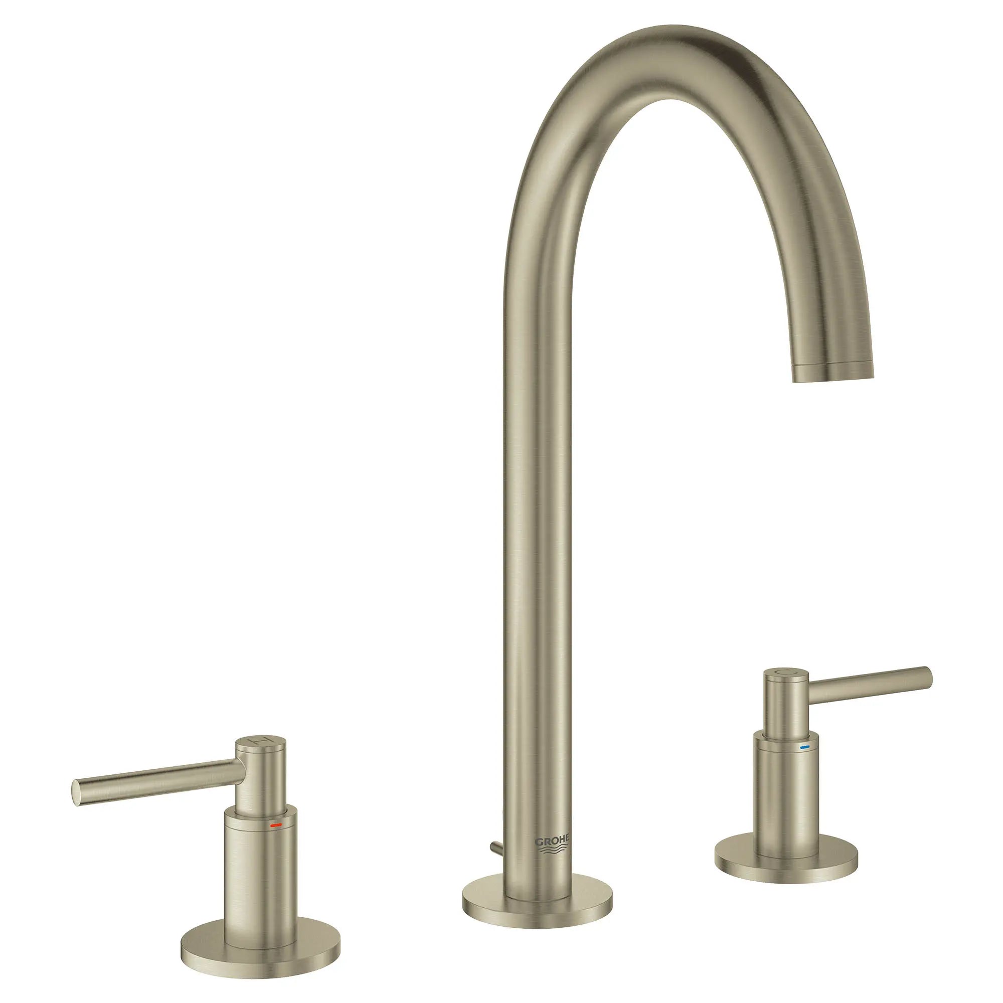 Robinet à grand écartement à bec haut // NICKEL BROSSÉ INFINITYFINISH // 163828_20069EN3-Atrio-8-Widespread-Bathroom-Faucet-M-Size-in-Brushed-Nickel-Silo-1_0_CDNwebp.webp