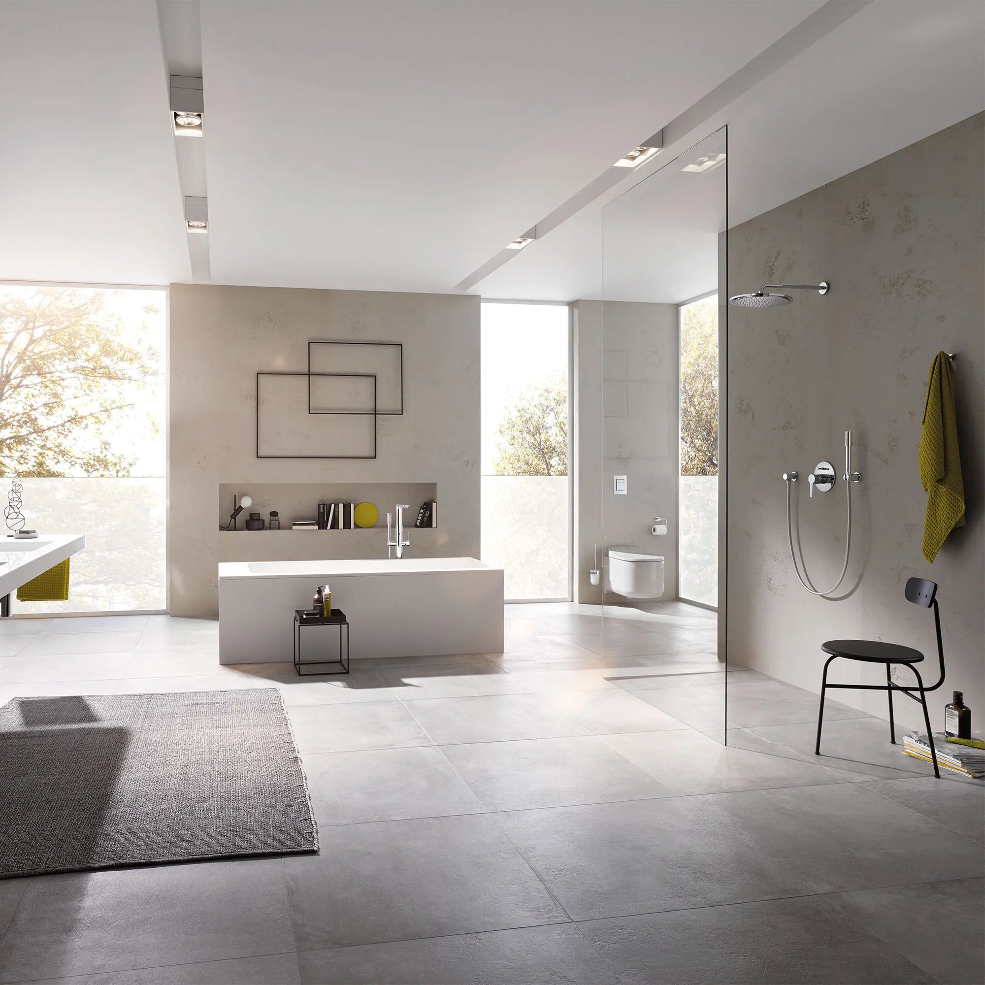 Rainshower Cosmopolitan 210 Pomme de douche - 1 jet d’aspersion // CHROME STARLIGHT GROHE // 163841_B-2379400A_23792001_28373000_2834100_0_CDNwebp.webp