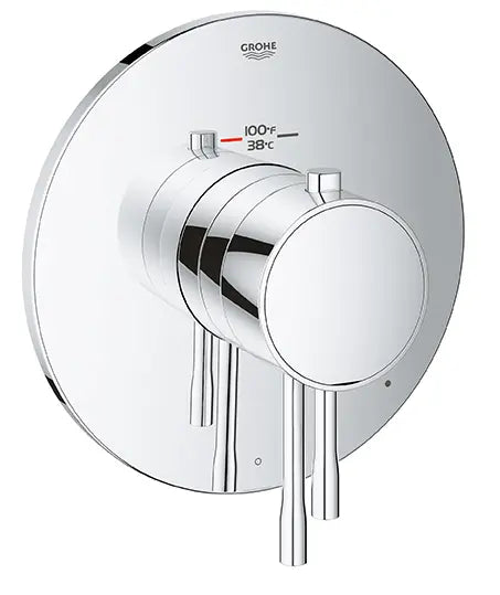 GrohFlex Essence Garniture de valve thermostatique à fonction simple avec module de contrôle // CHROME STARLIGHT GROHE // 163857_19987001_0_CDNwebp.webp