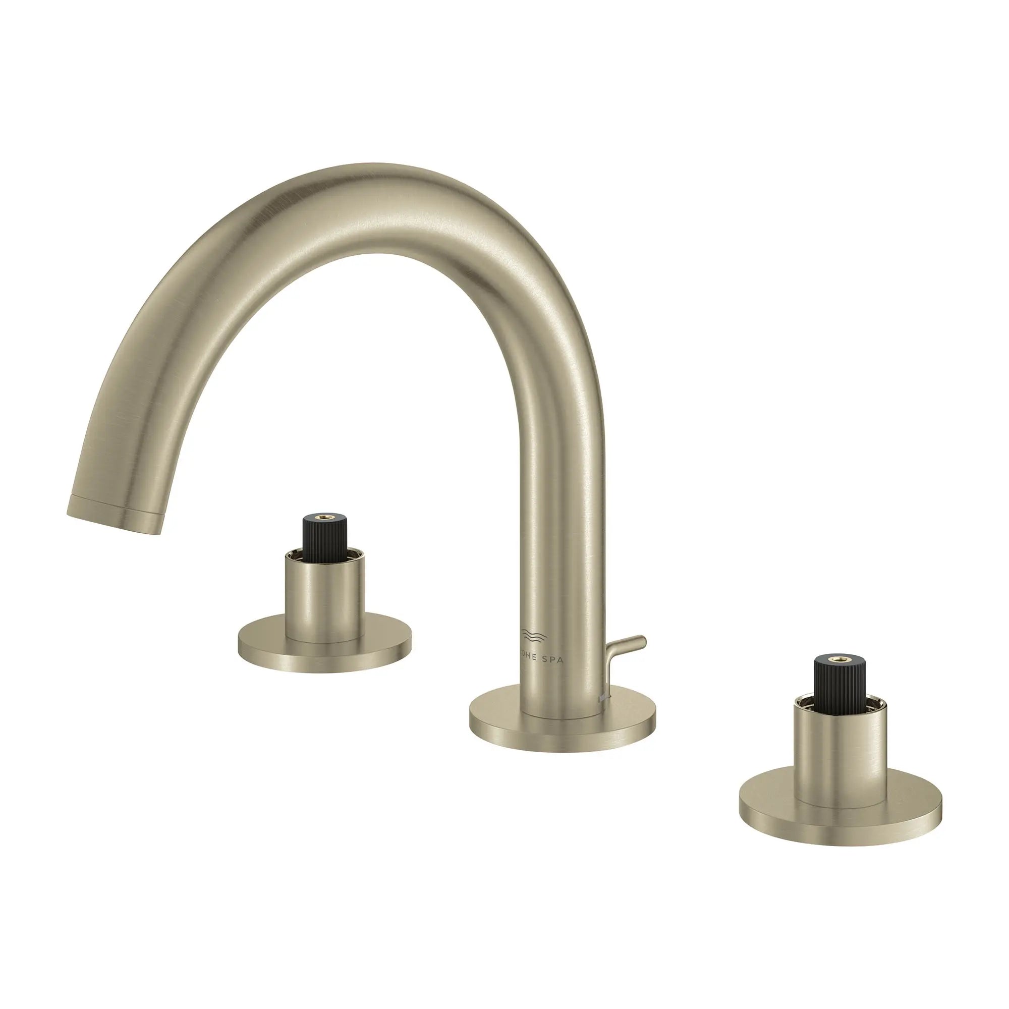 Petit robinet de salle de bain, 8 po, à deux poignée, 4,5 L/min (1,2 gpm) // NICKEL BROSSÉ INFINITYFINISH // 163877_Atrio_SiloLeft_20660EN0_001_Feb2023_0_CDNwebp.webp