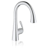 [32298DC1] Single-Handle Pull Down Kitchen Faucet Dual Spray 1.75 GPM - GROHE StarLight Chrome