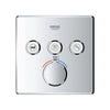 [29142000] Triple Function Thermostatic Valve Trim - GROHE StarLight Chrome