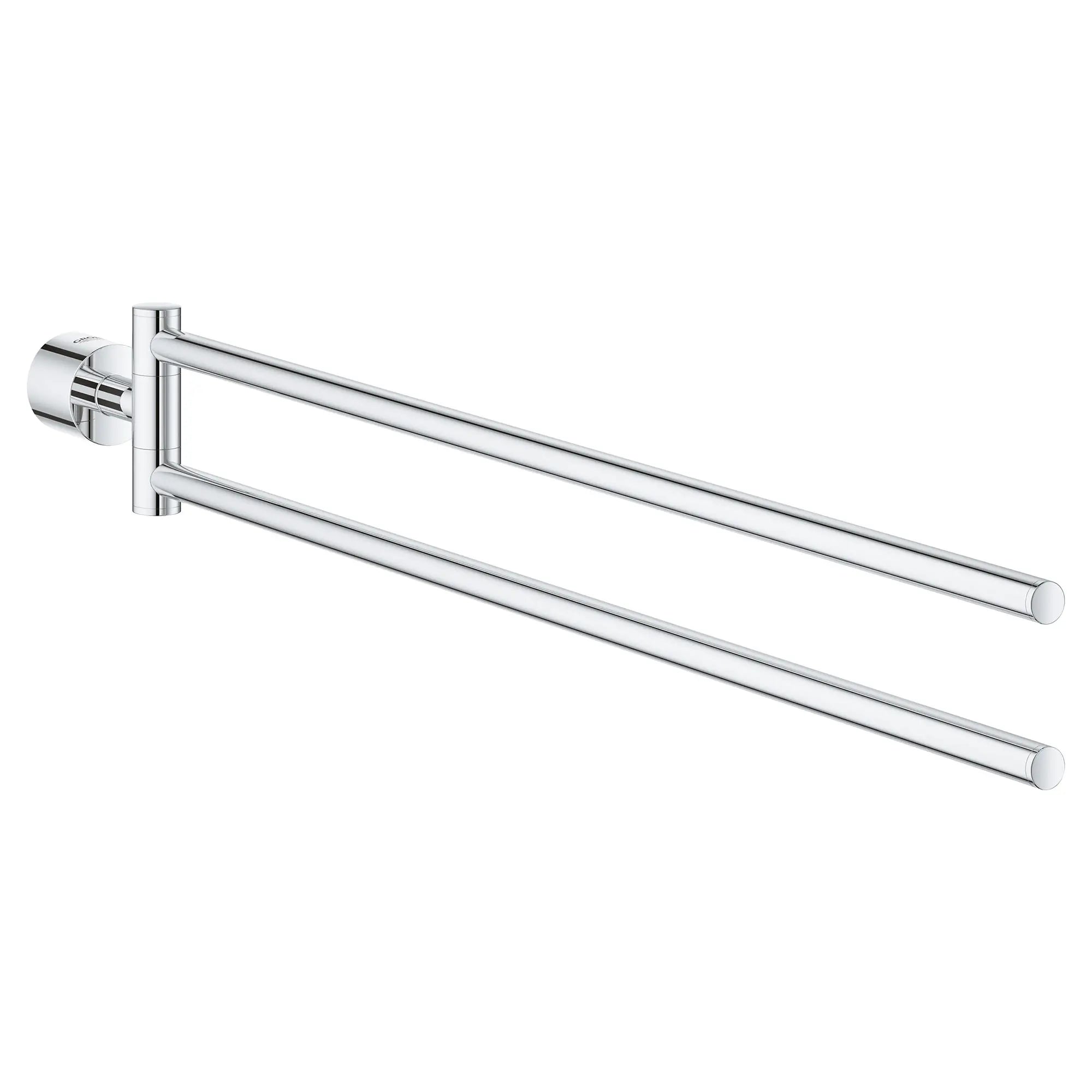 Porte-serviettes à deux branches de 18 po // CHROME STARLIGHT GROHE // 163951_40308003_1_0_CDNwebp.webp