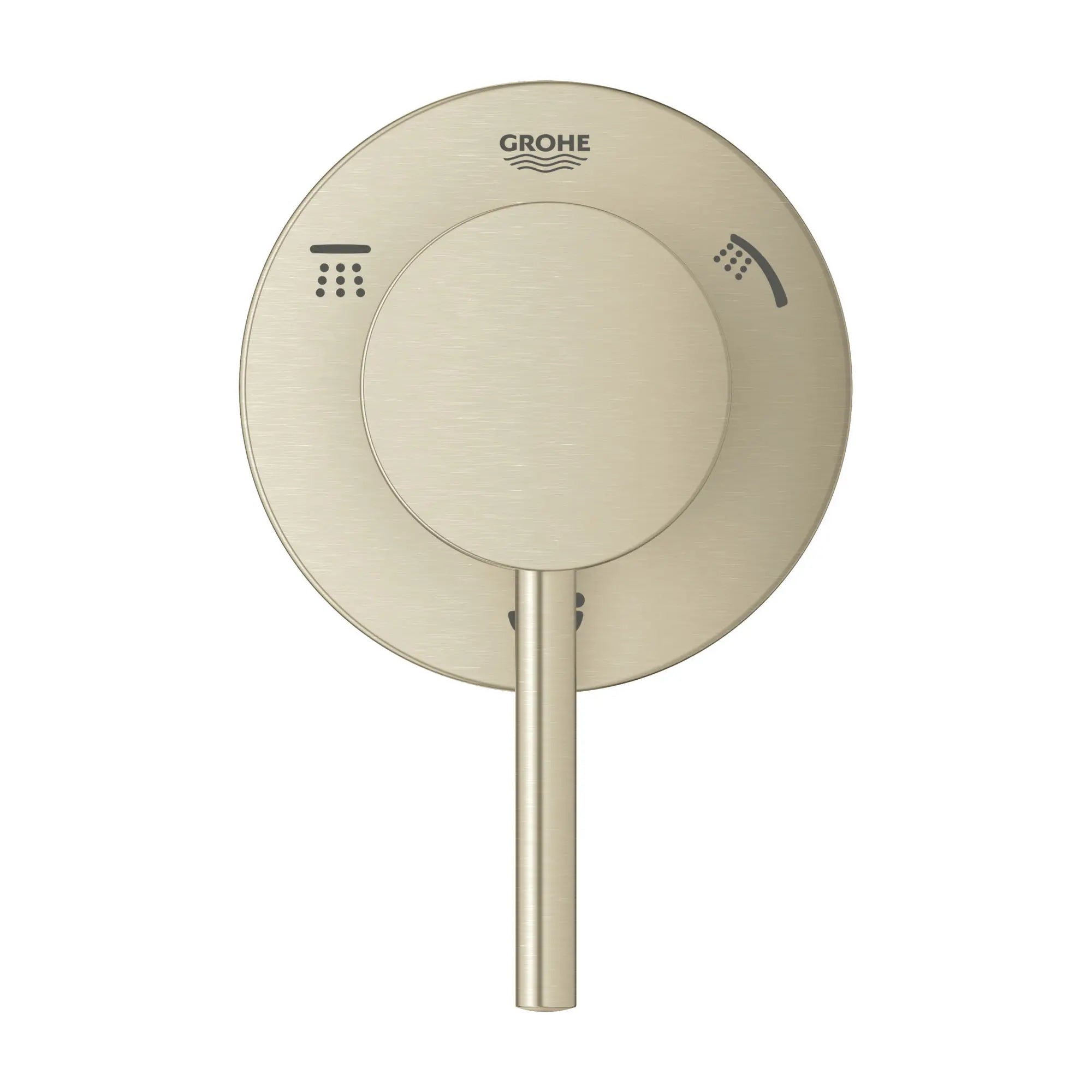 Garniture d’inverseur à 3 voies (pomme de douche / douchette / bec de bain) // NICKEL BROSSÉ INFINITYFINISH // 163958_29216EN1-Atrio-3-Way-Diverter-Trim-Brushed-Nickel-Silo-1_0_CDNwebp.webp