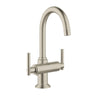 [21027EN0] 2-Handle Single-Hole High-Arc Bathroom Faucet - 1.5 GPM - Brushed Nickel InfinityFinish