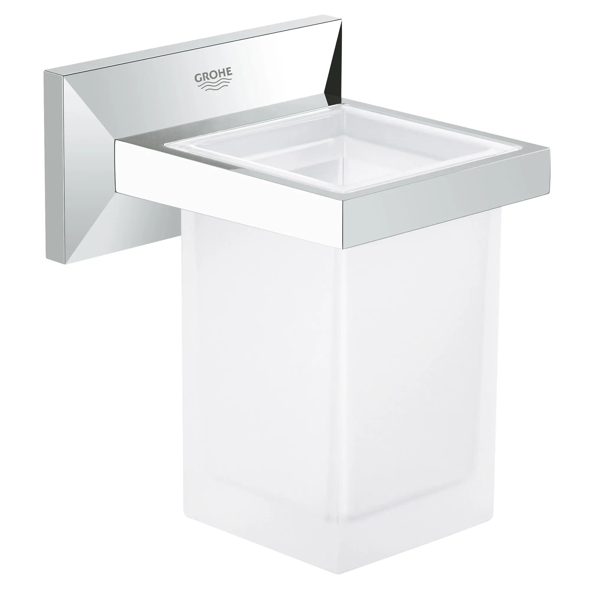 Allure Brilliant Gobelet et porte-gobelet // CHROME STARLIGHT GROHE // 163975_40493000_0_CDNwebp.webp