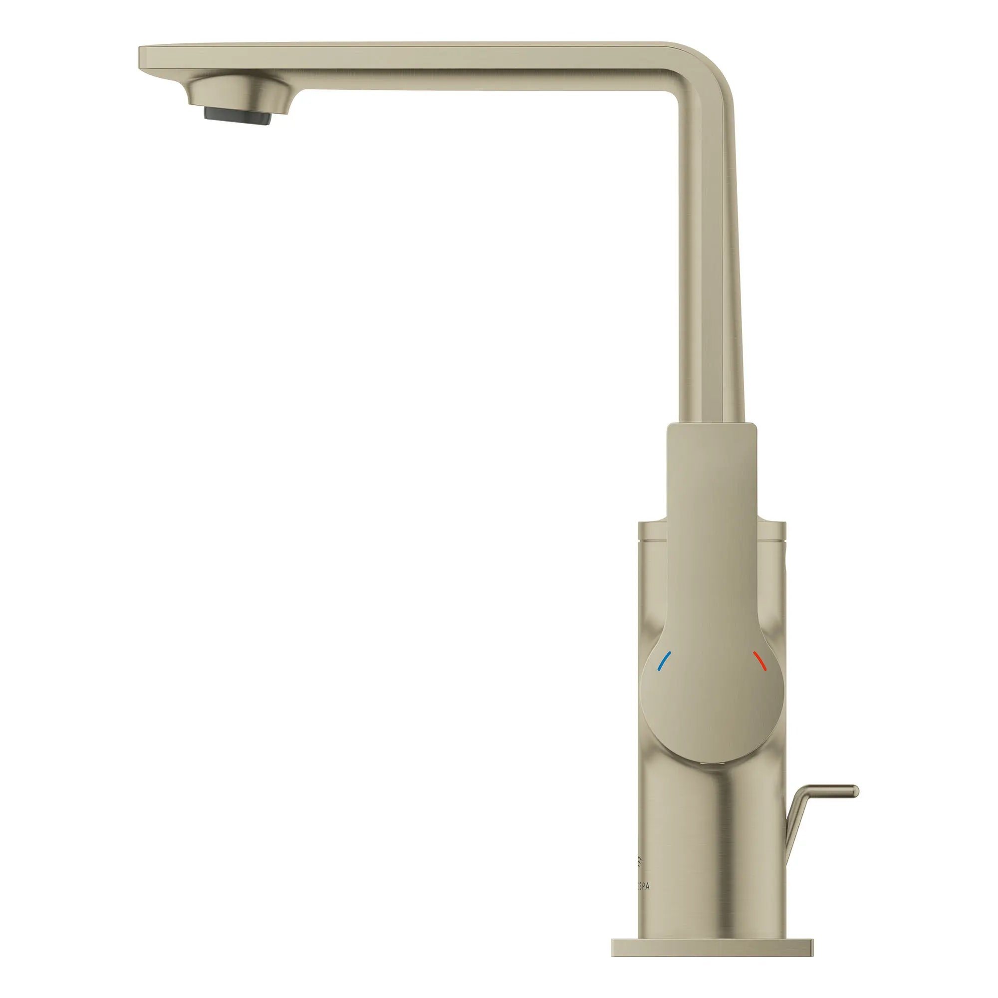 Grand robinet monotrou pour salle de bain, à poignée simple, 4,5 L/min (1,2 gpm) // NICKEL BROSSÉ INFINITYFINISH // 163982_Allure_SiloSide_23858EN1_0002_Feb2023_0_CDNwebp.webp