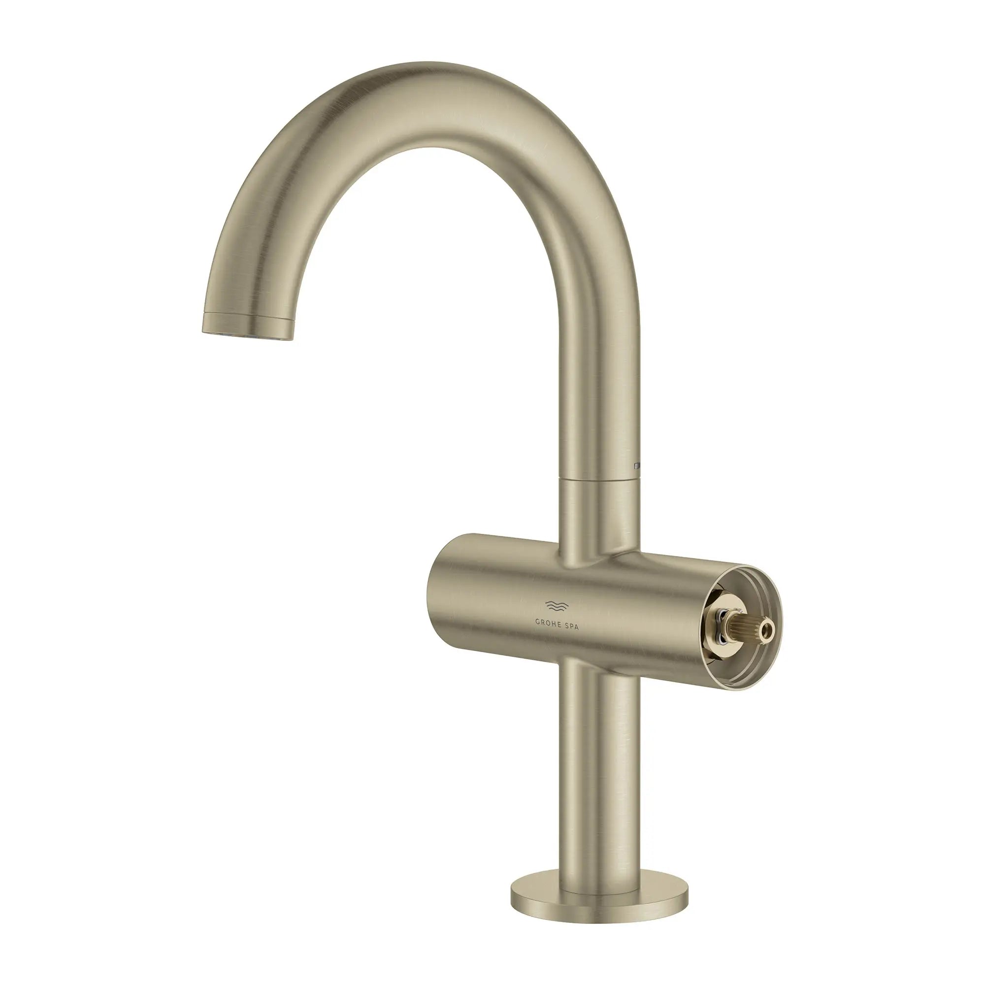 Robinet moyen monotrou à deux poignée pour salle de bain, 4,5 L/min (1,2 gpm) // NICKEL BROSSÉ INFINITYFINISH // 163988_Atrio_SiloLeft_21148EN0_001_Feb2023_0_CDNwebp.webp