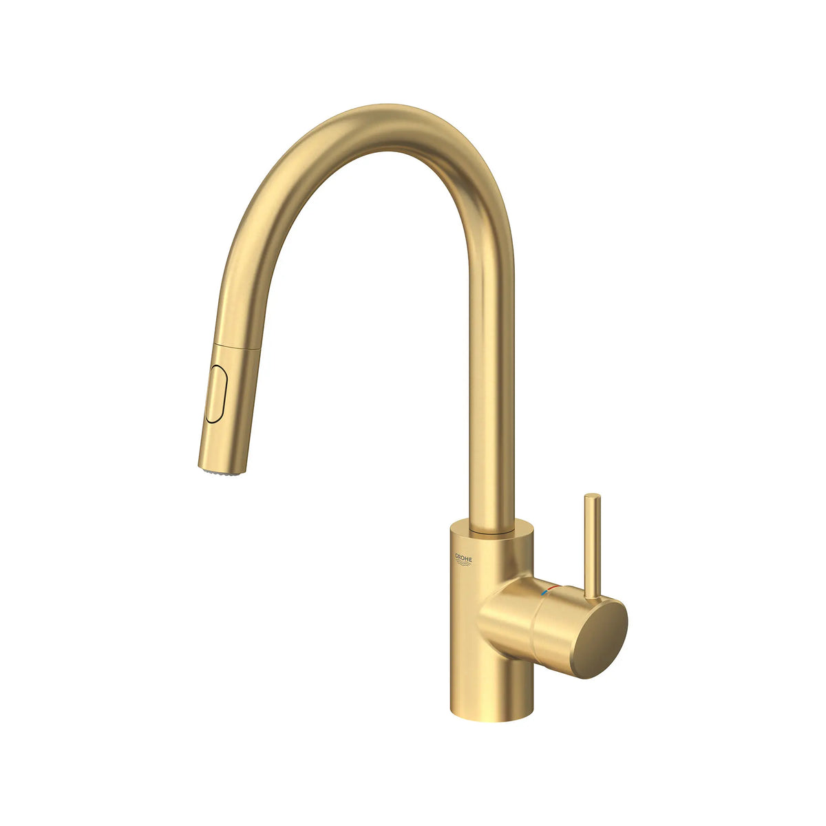 Robinet de cuisine rétractable à poignée simple et double jet 6,6 L/min (1,75 gpm) // AUBE FRAÎCHE BROSSÉ // 163994_Concetto_SiloLeft_32665GN3_0001_Mar2023_0_CDNwebp_a4f541b9-9eb9-4f93-9d70-62776ea7f5d7.webp