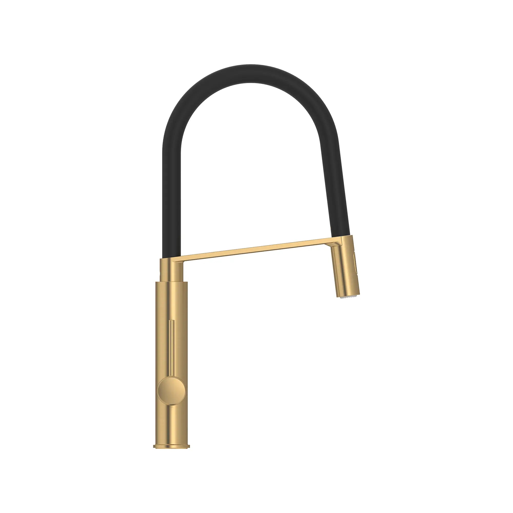 Robinet de cuisine semi-pro à double jet 6,6 l/min (1,75 gpm) // AUBE FRAÎCHE BROSSÉ // 164000_Concetto_SiloSide_31492GN0_0001_Feb2023_0_CDNwebp.webp