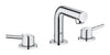 [20572001] 8-inch Widespread 2-Handle S-Size Bathroom Faucet, 1.2 GPM (4.5 L/min) - GROHE StarLight Chrome