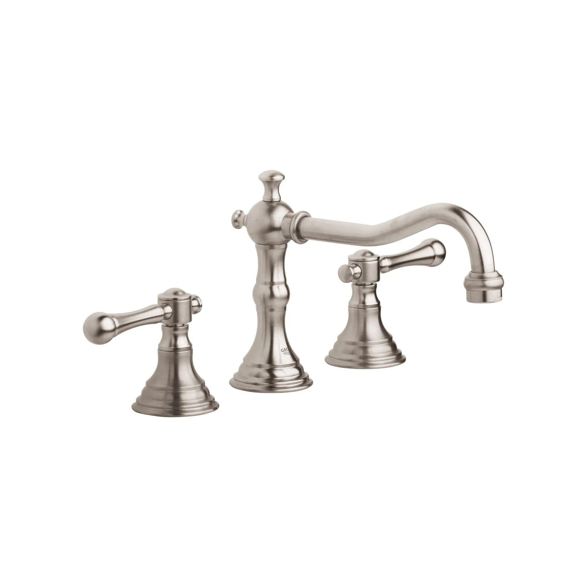 Robinetterie 3-trous pour lavabo // NICKEL BROSSÉ INFINITYFINISH // 164033_20134EN0-Bridgeford-8-in-Widespread-2-Handle-3-Hole-Bathroom-Faucet-15-GPM-in-Brushed-Nickel-Silo-1_0_CDNwebp.webp
