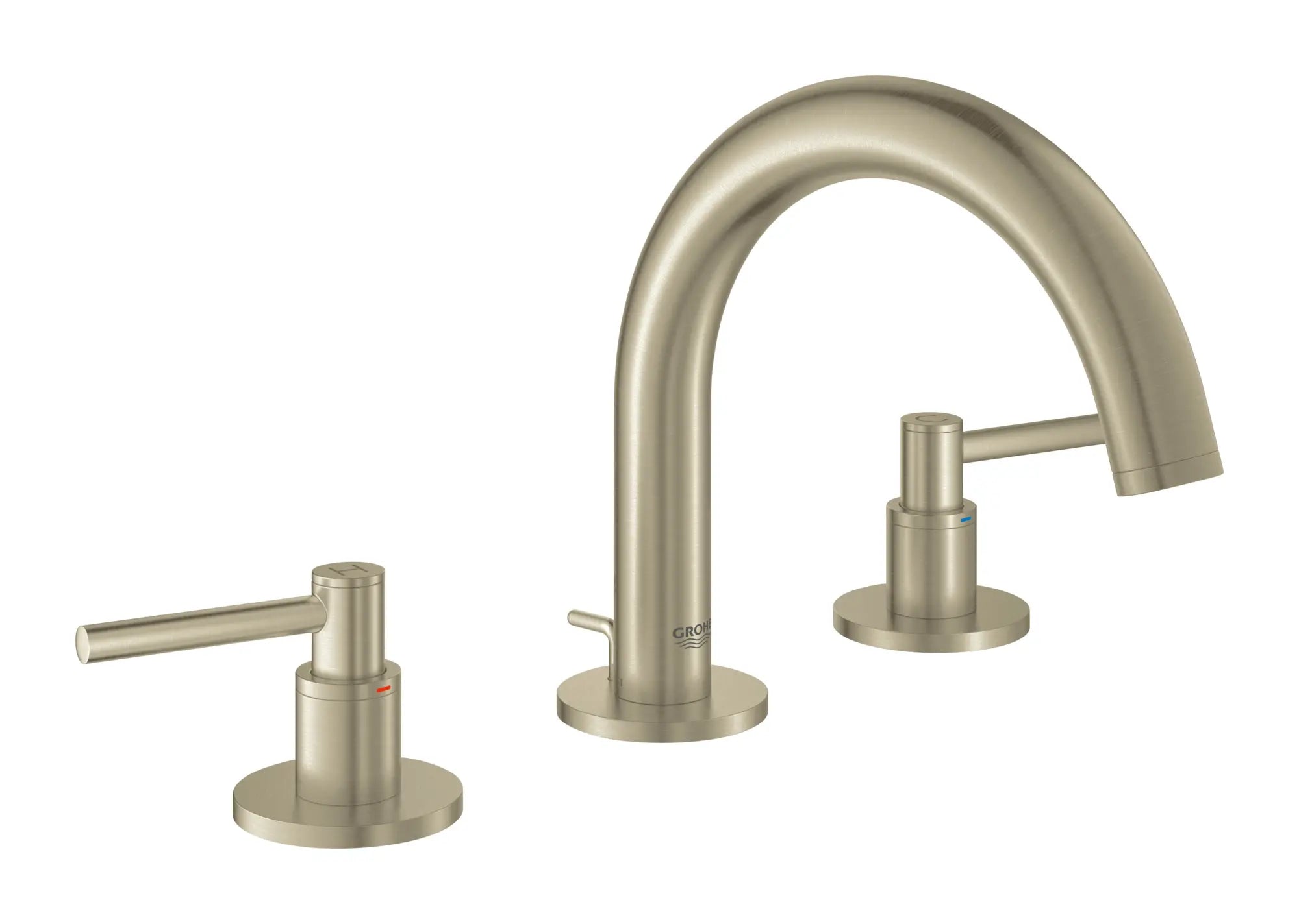 Robinet à grand écartement à bec bas // NICKEL BROSSÉ INFINITYFINISH // 164056_20072EN3_Z02_01__1__0_CDNwebp.webp