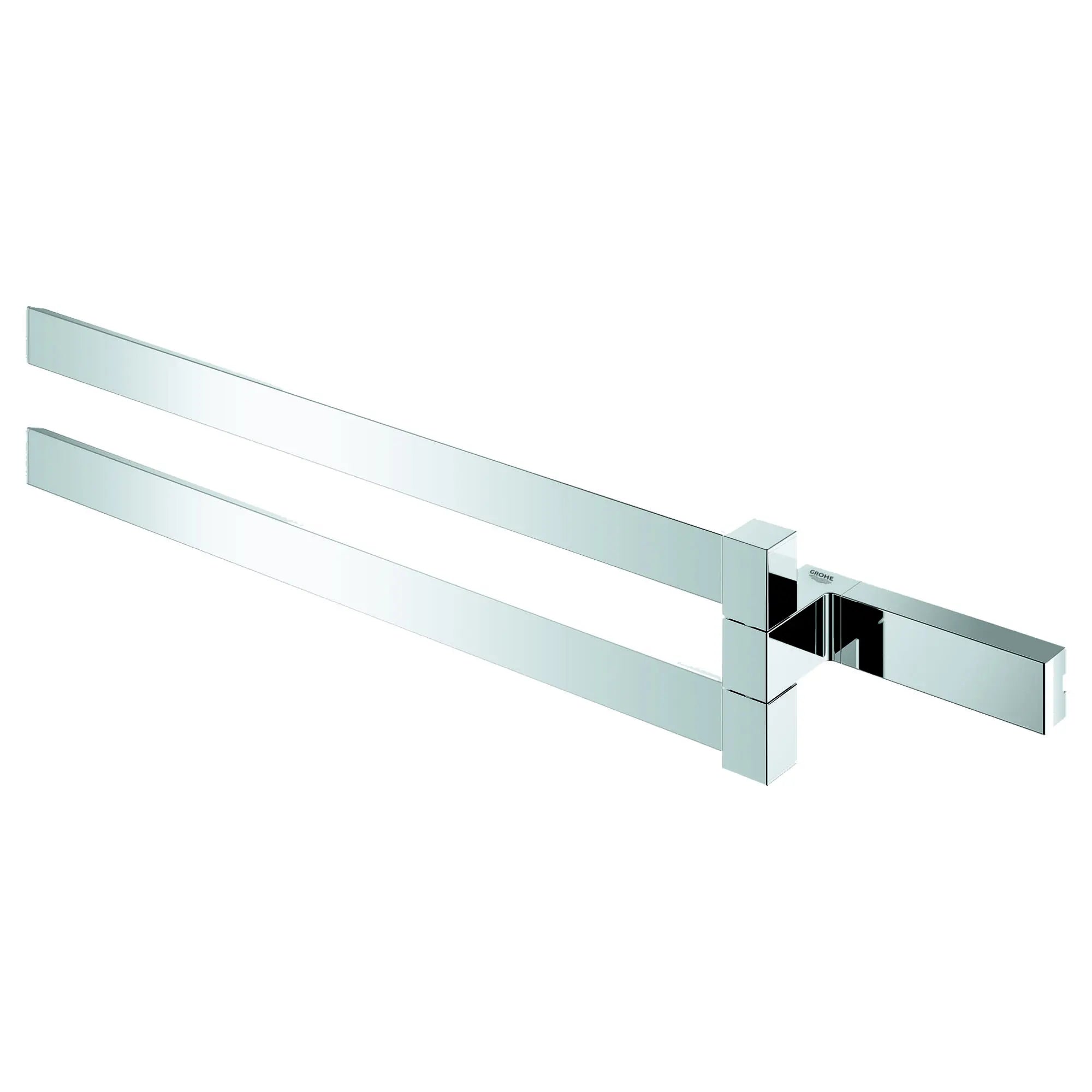 Selection Cube Porte-serviettes à deux branches // CHROME STARLIGHT GROHE // 164106_40768000_3_0_CDNwebp.webp