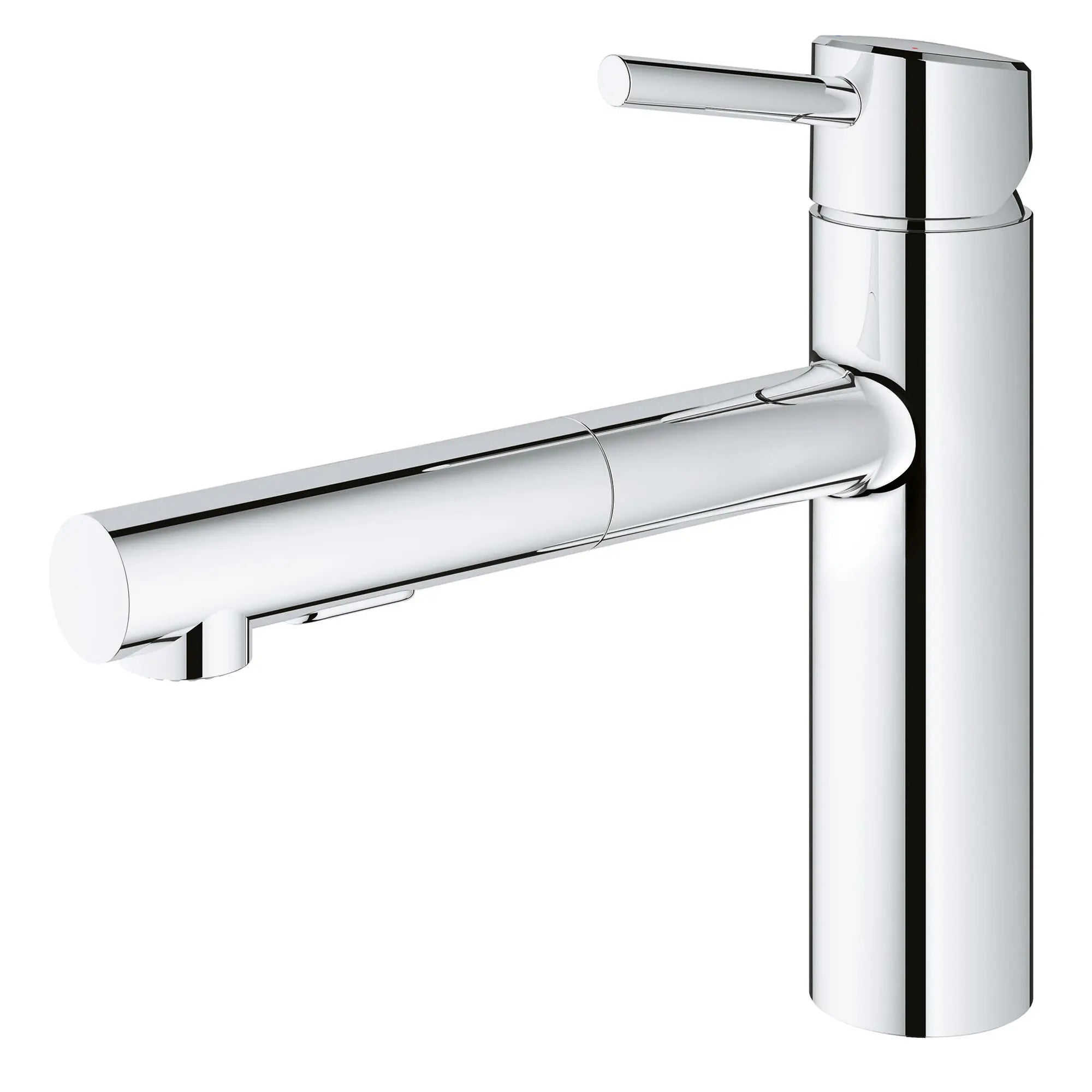 Robinet de cuisine rétractable à poignée simple et double jet 5,7 L/min (1,5 gpm) // CHROME STARLIGHT GROHE // 164141_31453001_1_0_CDNwebp.webp