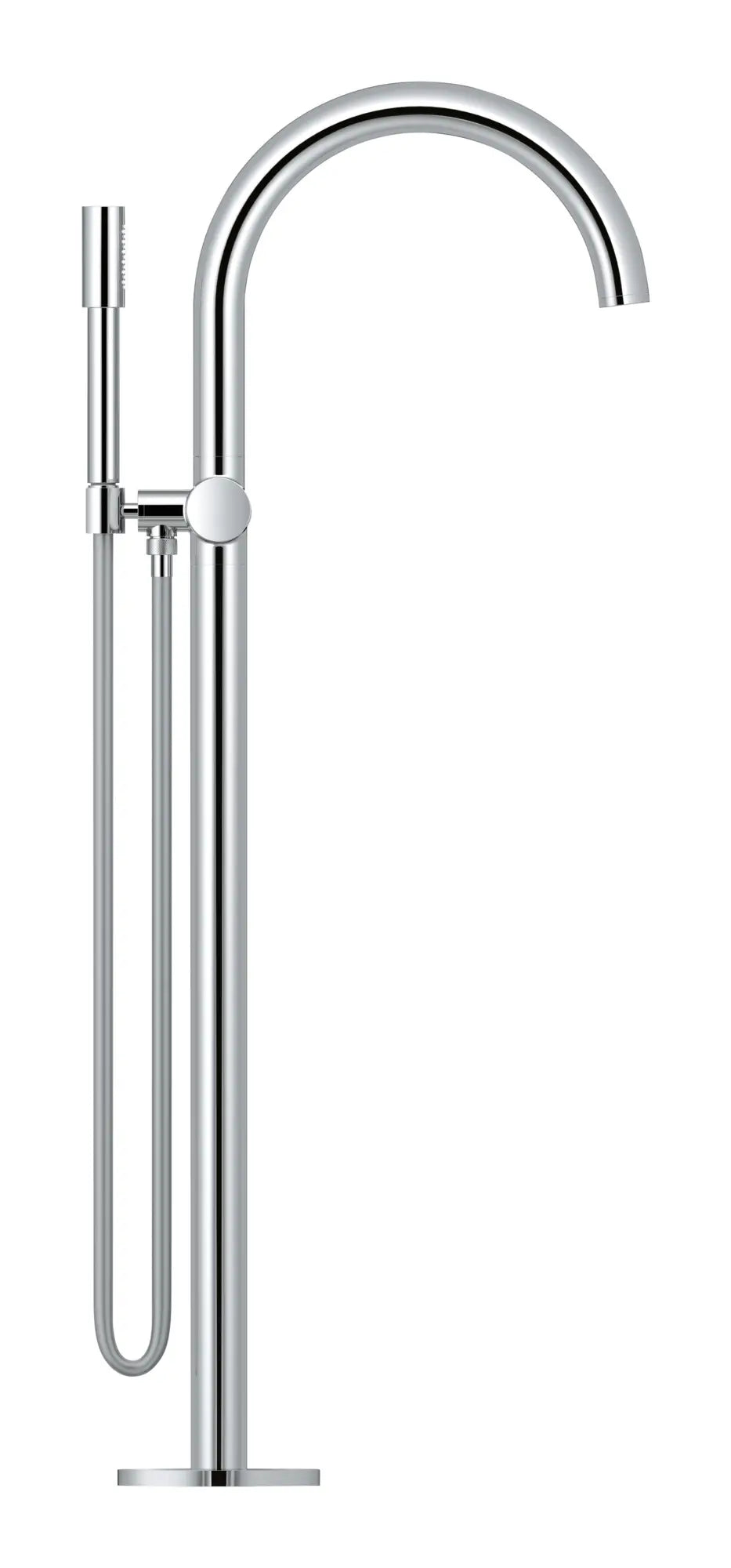 Robinet de baignoire à montage au sol avec douchette // CHROME STARLIGHT GROHE // 164157_32653003_000_01_0_CDNwebp.webp