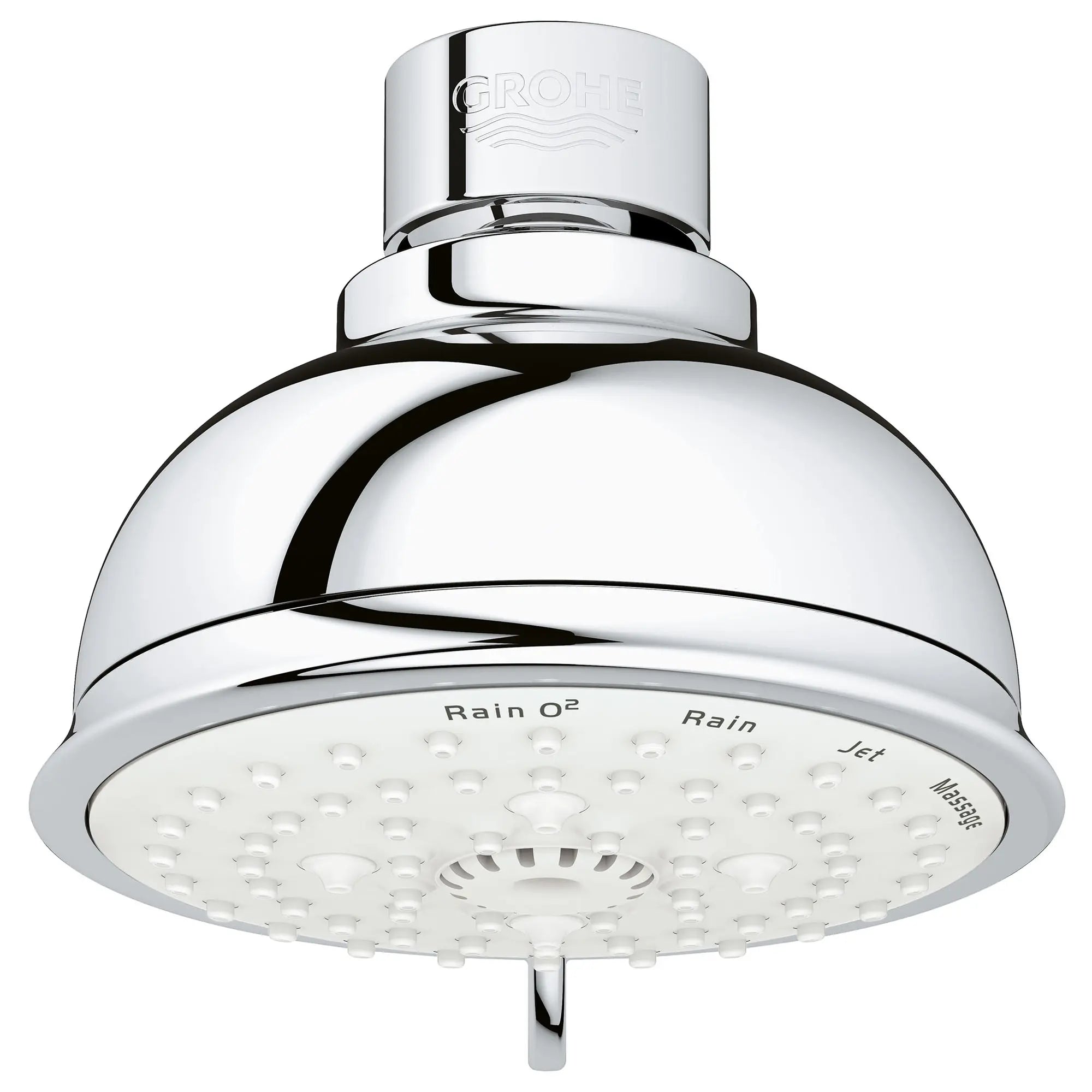 Tempesta Rustic 100 Pomme de douche - 4 jets d’aspersion // CHROME STARLIGHT GROHE // 164235_27610001_0_CDNwebp.webp