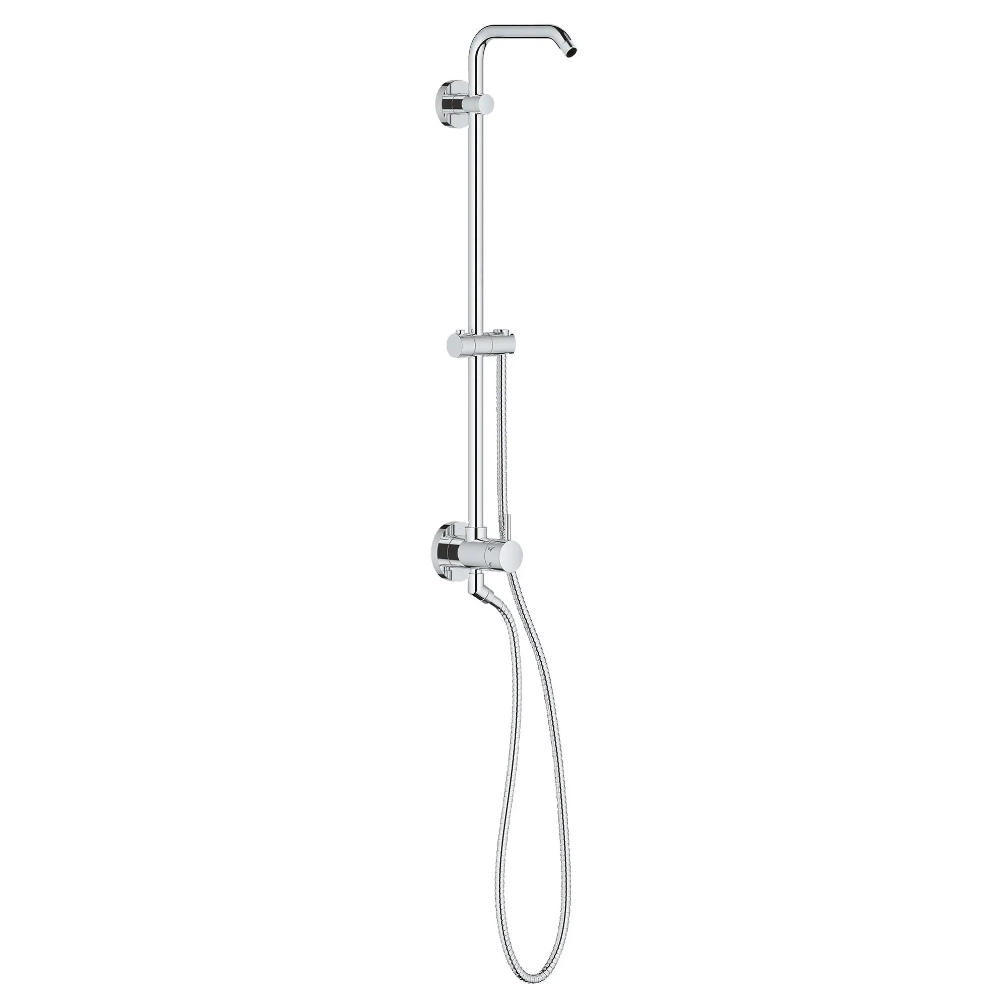 GROHE Retro-Fit Système de douche nu de 25 po // CHROME STARLIGHT GROHE // 164243_26487000_0_CDNwebp.webp