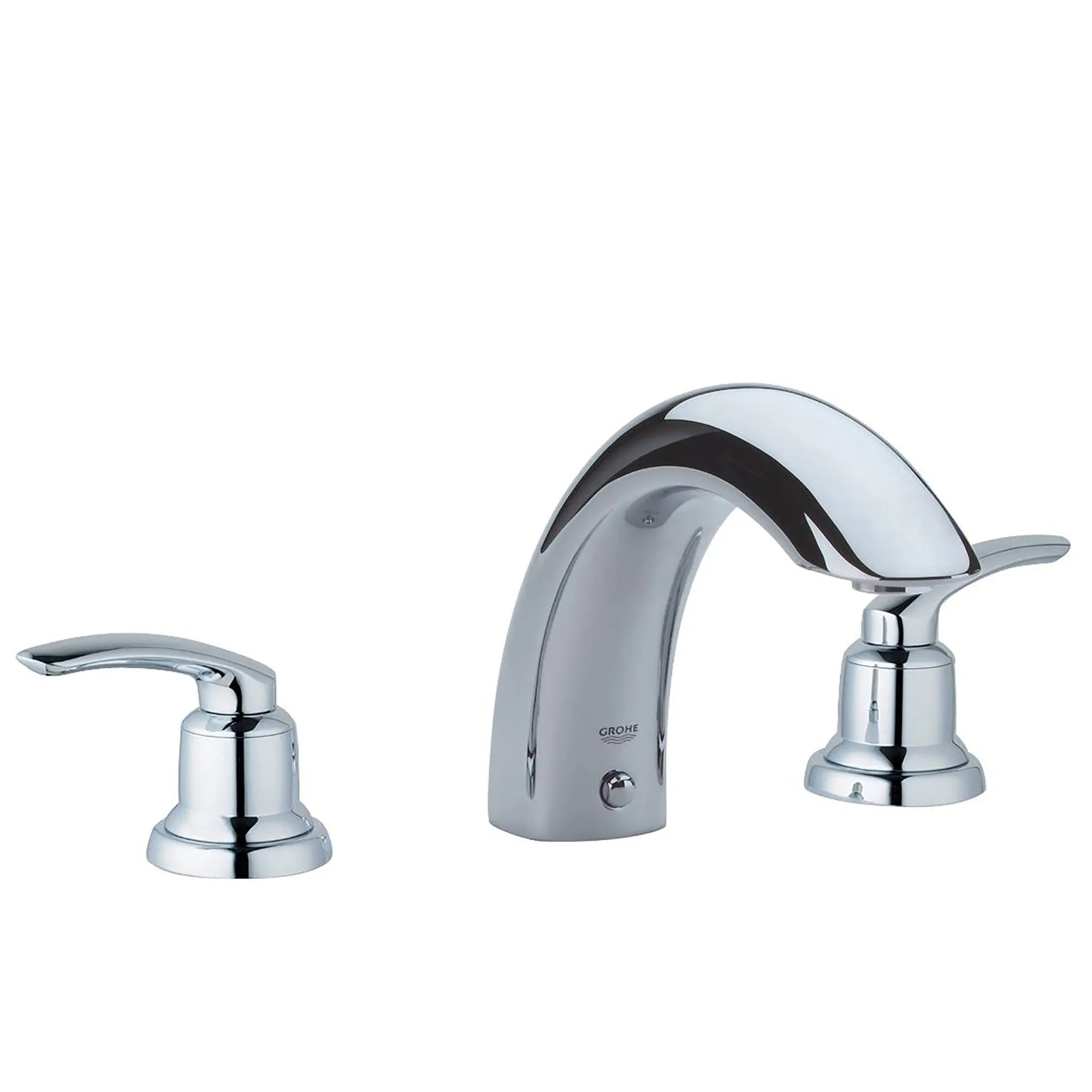 Robinet de baignoire romaine // CHROME STARLIGHT GROHE // 164260_25596000-Talia-3-Hole-Bath-Combination-in-Chrome-Silo-4_0_CDNwebp.webp