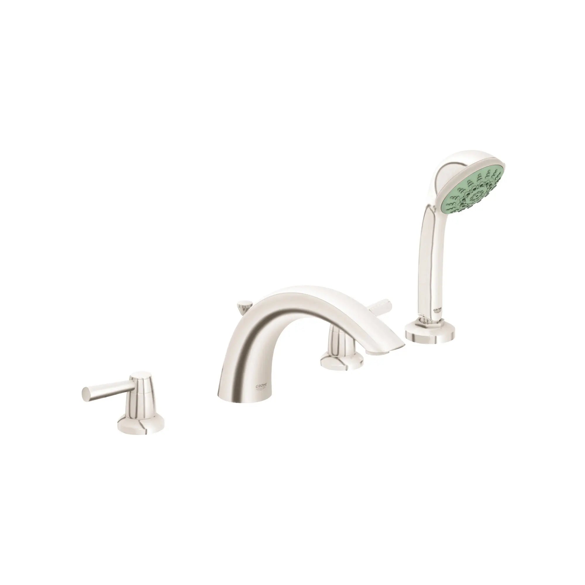Robinet de bain avec douchette // NICKEL BROSSÉ INFINITYFINISH // 164261_25072EN0-Arden-Roman-Tub-Filler-With-Personal-Hand-Shower-in-Brushed-Nickel-Silo-1_0_CDNwebp.webp