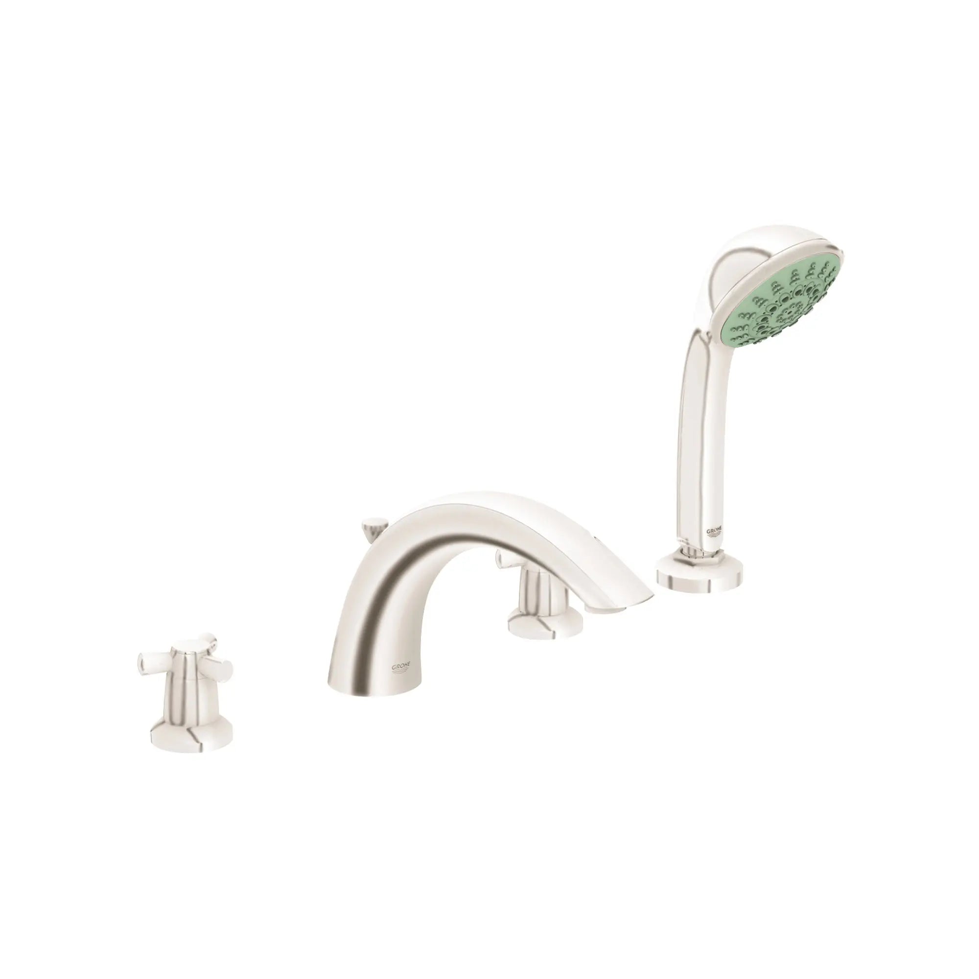 Robinet de bain avec douchette // NICKEL BROSSÉ INFINITYFINISH // 164263_25072EN0-Arden-Roman-Tub-Filler-With-Personal-Hand-Shower-in-Brushed-Nickel-Silo-2_0_CDNwebp.webp