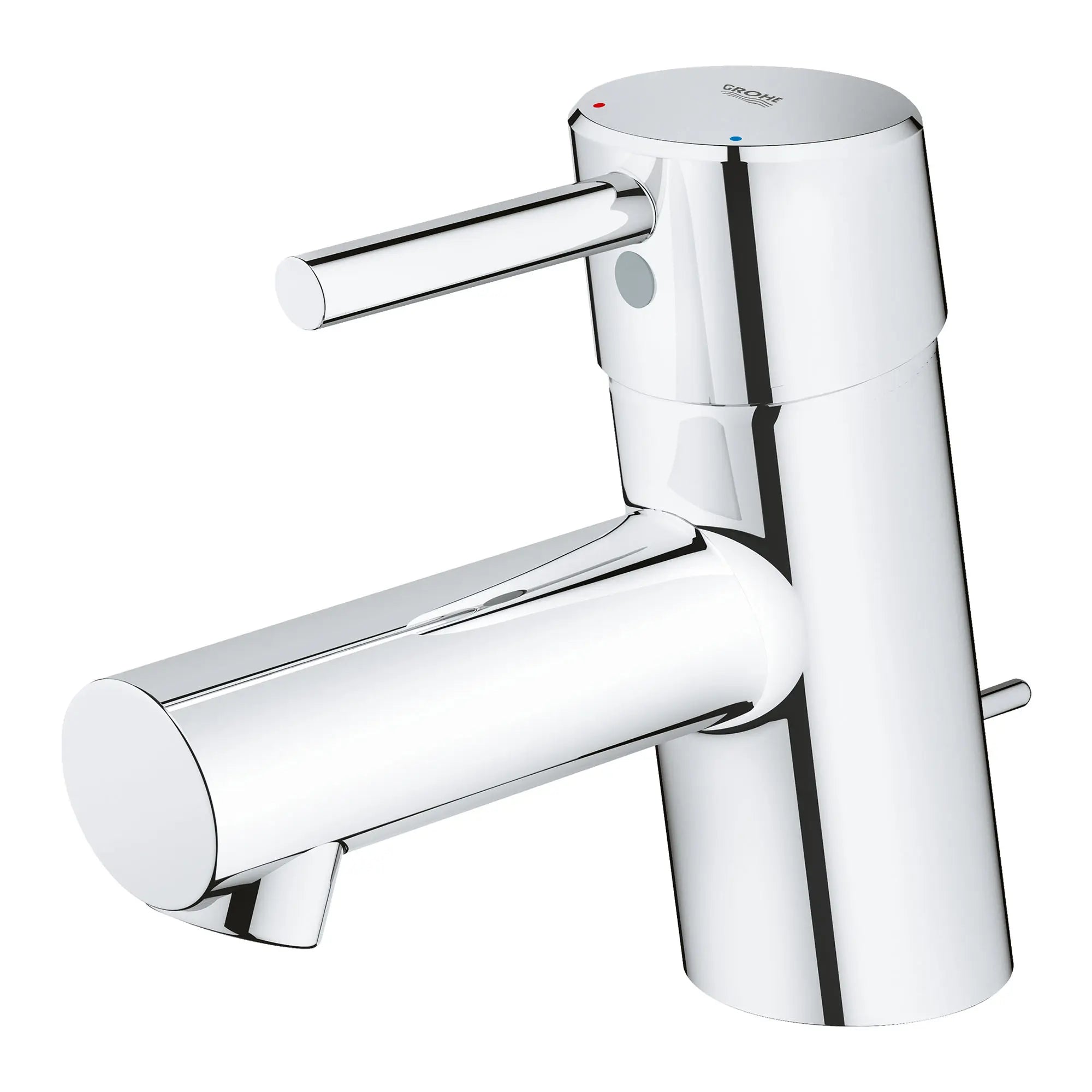 Robinet monotrou à poignée simple pour salle de bain 4,5 L/min (1,2 gpm), taille TP  // CHROME STARLIGHT GROHE // 164278_34702001_1_0_CDNwebp.webp