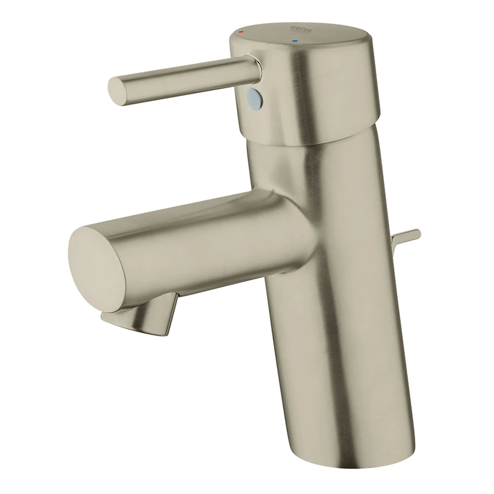 Robinet monotrou à poignée simple pour salle de bain, taille P, 4,5 L/min (1,2 gpm) // NICKEL BROSSÉ INFINITYFINISH // 164279_34270ENA_1_0_CDNwebp.webp