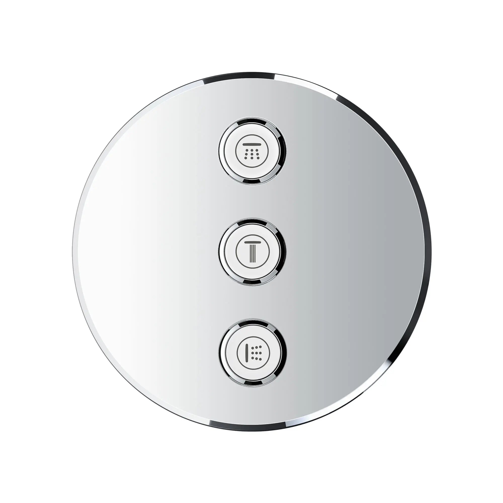 GrohTherm SmartControl Garniture de soupape de commande de débit triple // CHROME STARLIGHT GROHE // 164285_29122000_1_0_CDNwebp.webp