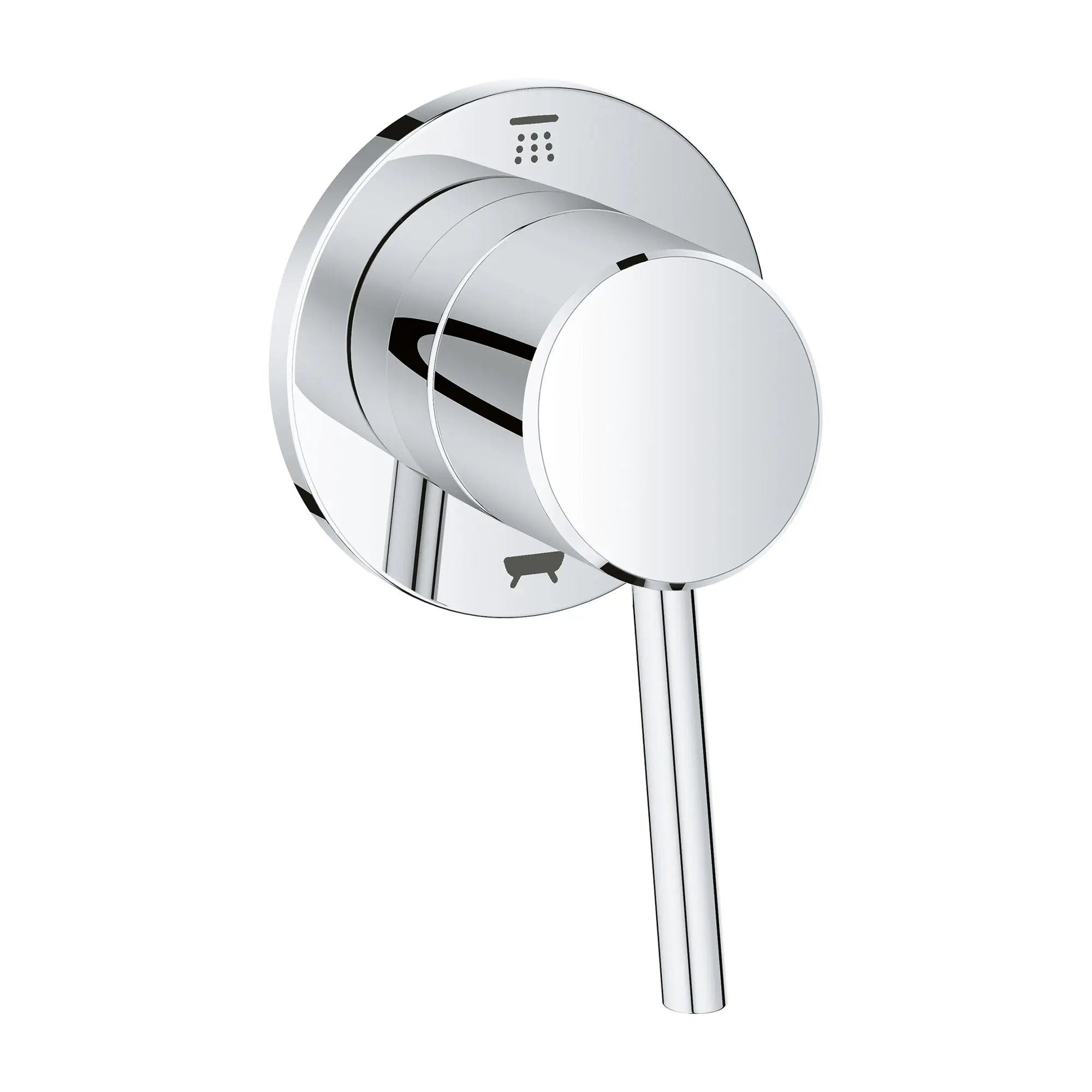 Garniture d’inverseur à deux voies (pomme de douche / bec de bain) // CHROME STARLIGHT GROHE // 164290_29104001_0_CDNwebp.webp