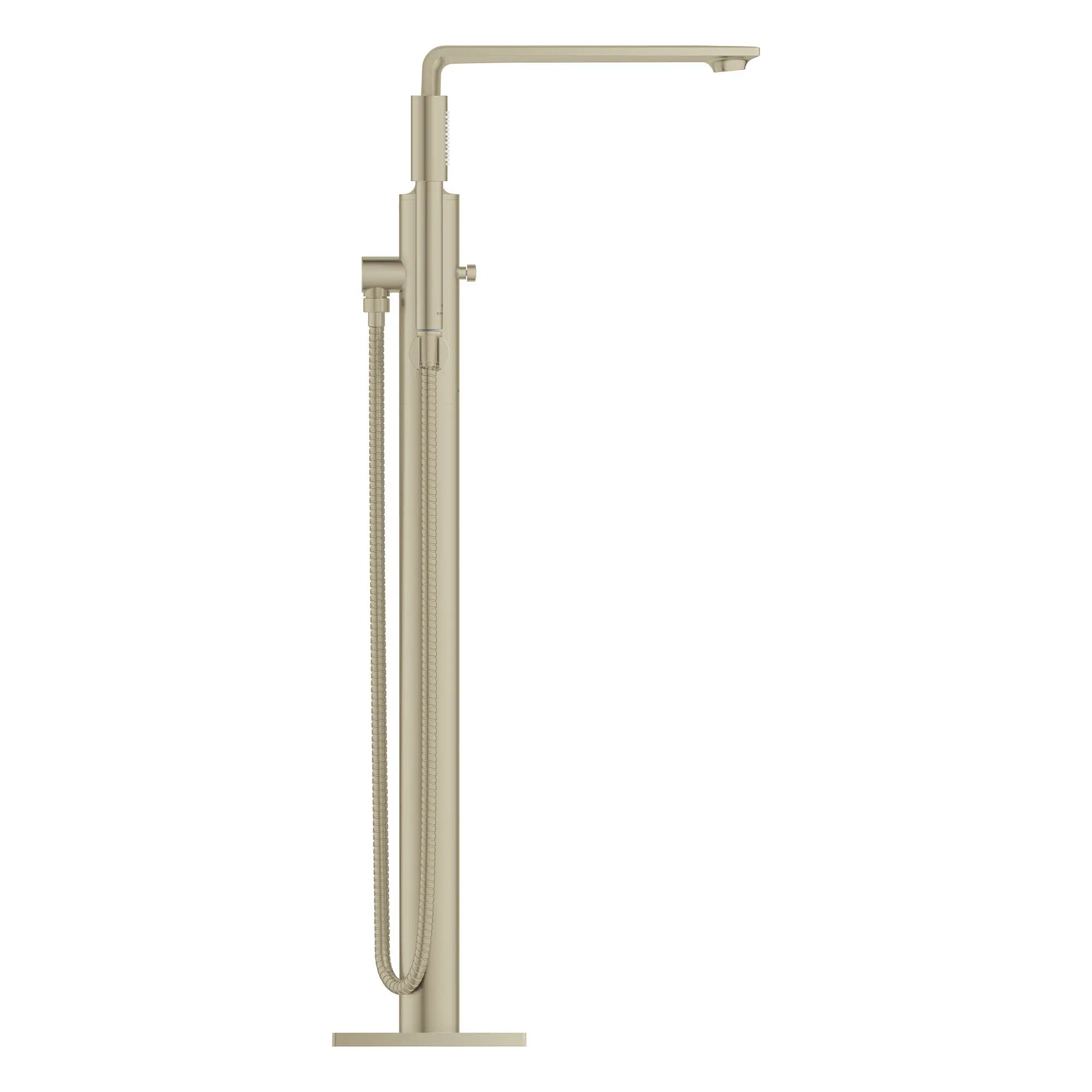Robinet de baignoire autoportante à poignée simple avec douchette 6,6 L/min (1,75 GPM) // NICKEL BROSSÉ INFINITYFINISH // 164301_Allure_SiloSide_25222EN1_0001_Feb2023_0_CDNwebp.webp