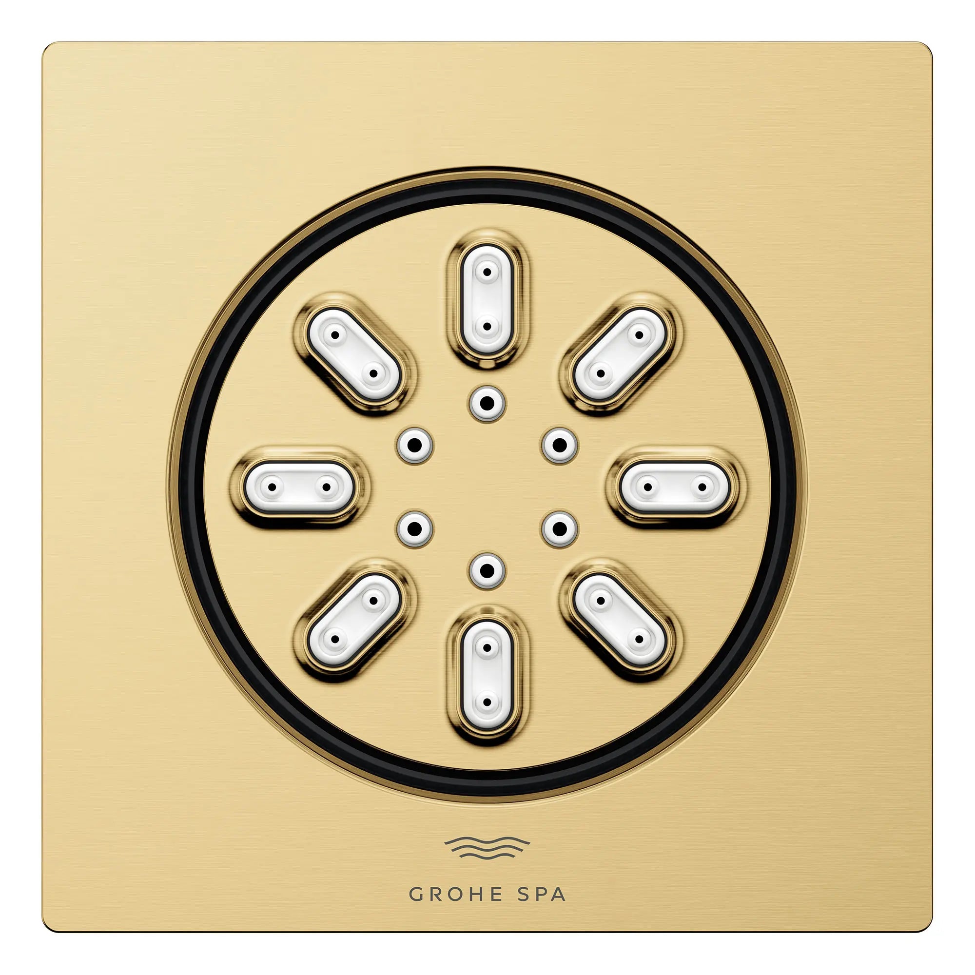 Jet de corps - 2 jets, 3,3 L/min (0,9 gpm) // AUBE FRAÎCHE BROSSÉ // 164304_Aqua_SiloFront_26845GN0_0001_Feb2023_0_CDNwebp_025c75a8-3d7d-4dc6-9126-3f95baa0dda4.webp