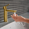 [23794GNA] Single Hole Single-Handle S-Size Bathroom Faucet, 1.2 GPM (4.5 L/min) - Brushed Cool Sunrise