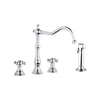 [18733000] Cross Handles (Pair) - GROHE StarLight Chrome