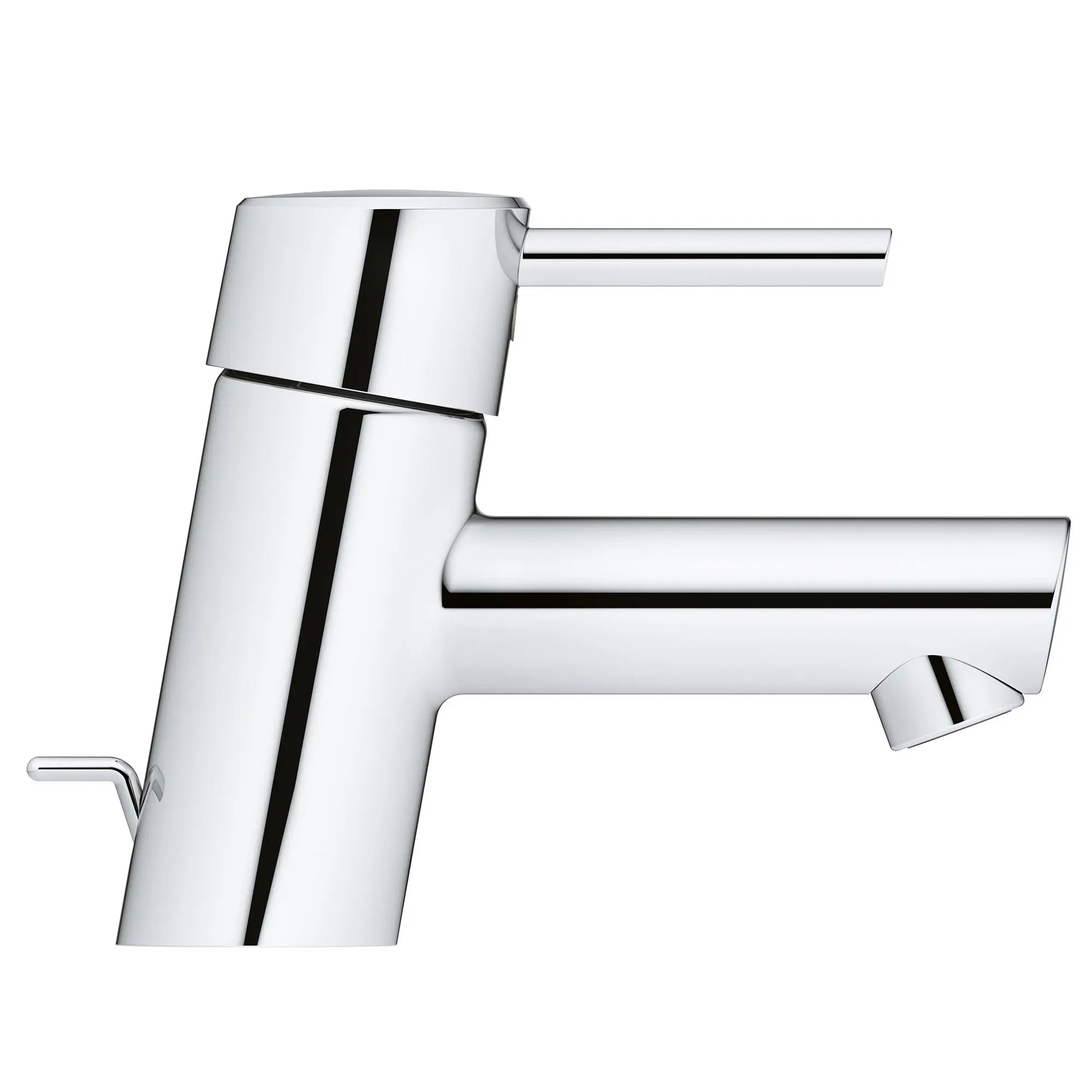Robinet monotrou à poignée simple pour salle de bain 4,5 L/min (1,2 gpm), taille TP  // CHROME STARLIGHT GROHE // 164351_34702001_3_0_CDNwebp.webp