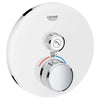 [29160LS0] Dual Function Thermostatic Valve Trim - Moon White