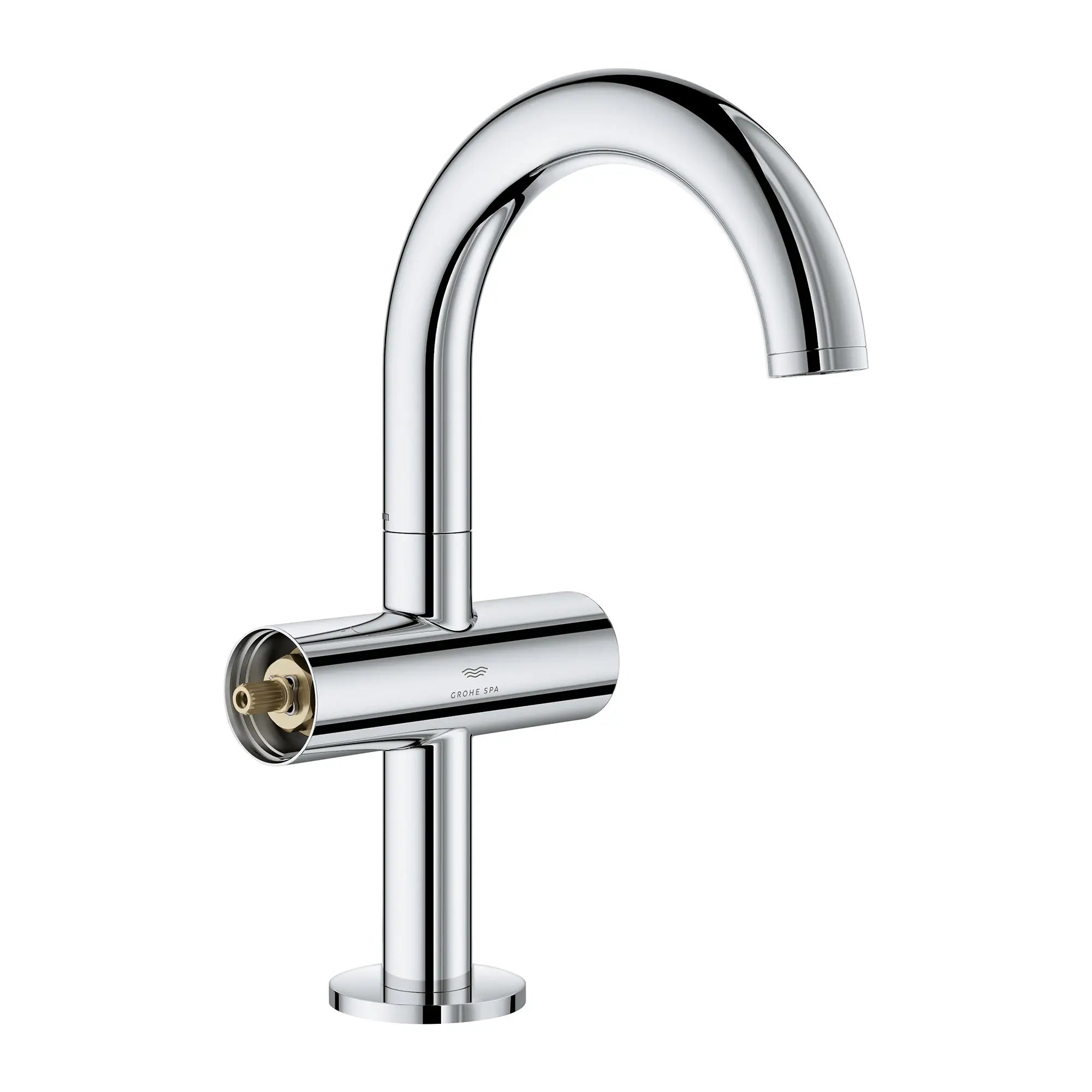 Robinet moyen monotrou à deux poignée pour salle de bain, 4,5 L/min (1,2 gpm) // CHROME STARLIGHT GROHE // 164372_Atrio_SiloRight_21148000_003_Feb2023_0_CDNwebp.webp