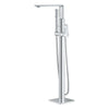 [25222001] Allure Single-Handle Freestanding Tub Faucet with 1.75 GPM (6.6 L/min) Hand Shower - GROHE StarLight Chrome