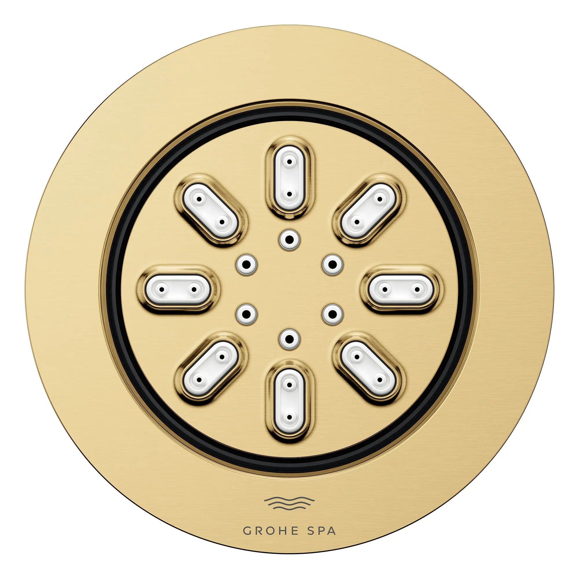 Jet de corps - 2 jets, 3,3 L/min (0,9 gpm) // AUBE FRAÎCHE BROSSÉ // 164419_Aqua_SiloFront_26844GN0_0001_Feb2023_0_CDNwebp.webp