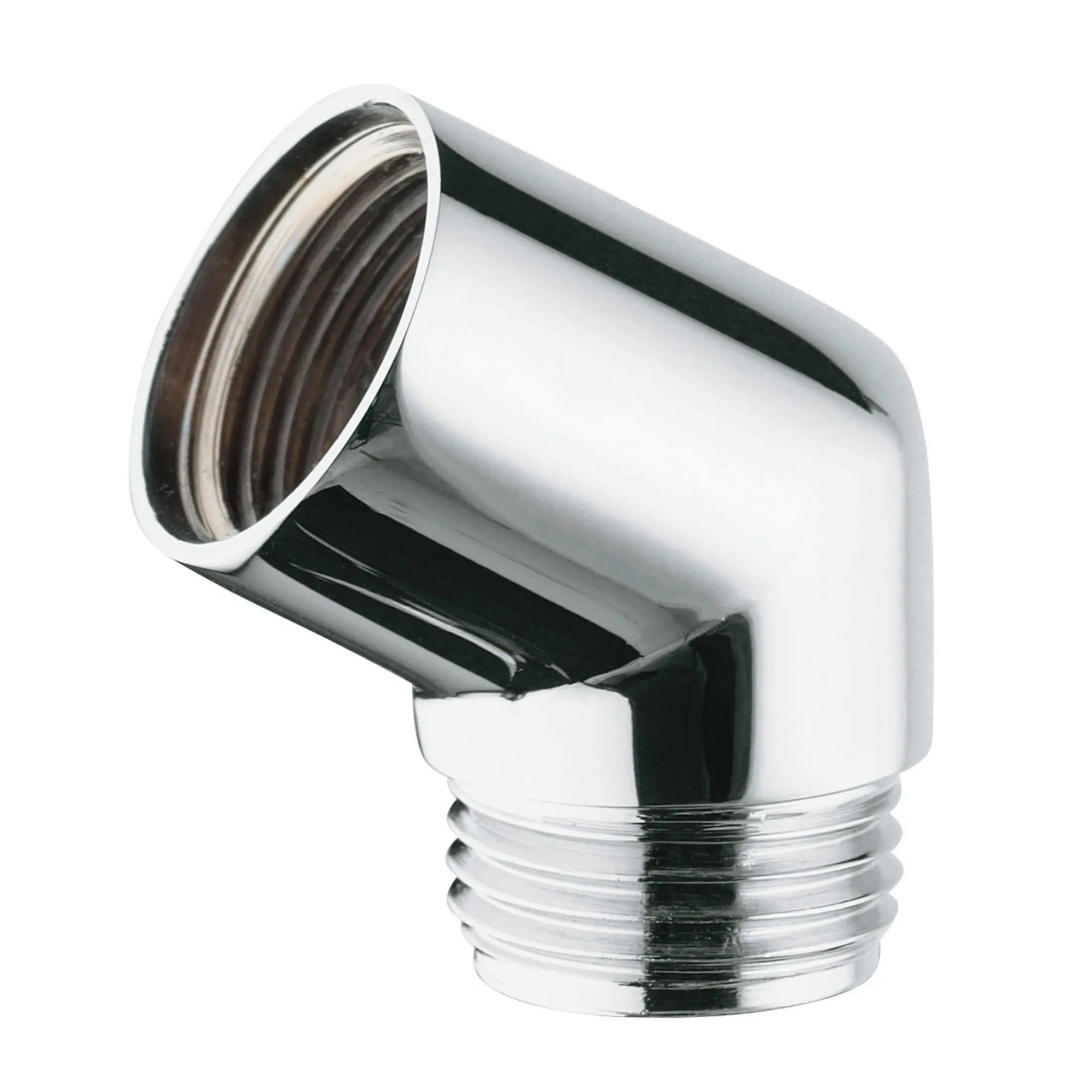 Coude adaptateur de douchette pour garniture sur rebord de baignoire // CHROME STARLIGHT GROHE // 164455_Parts_SiloLeft_26893000_001_Feb2023_0_CDNwebp.webp