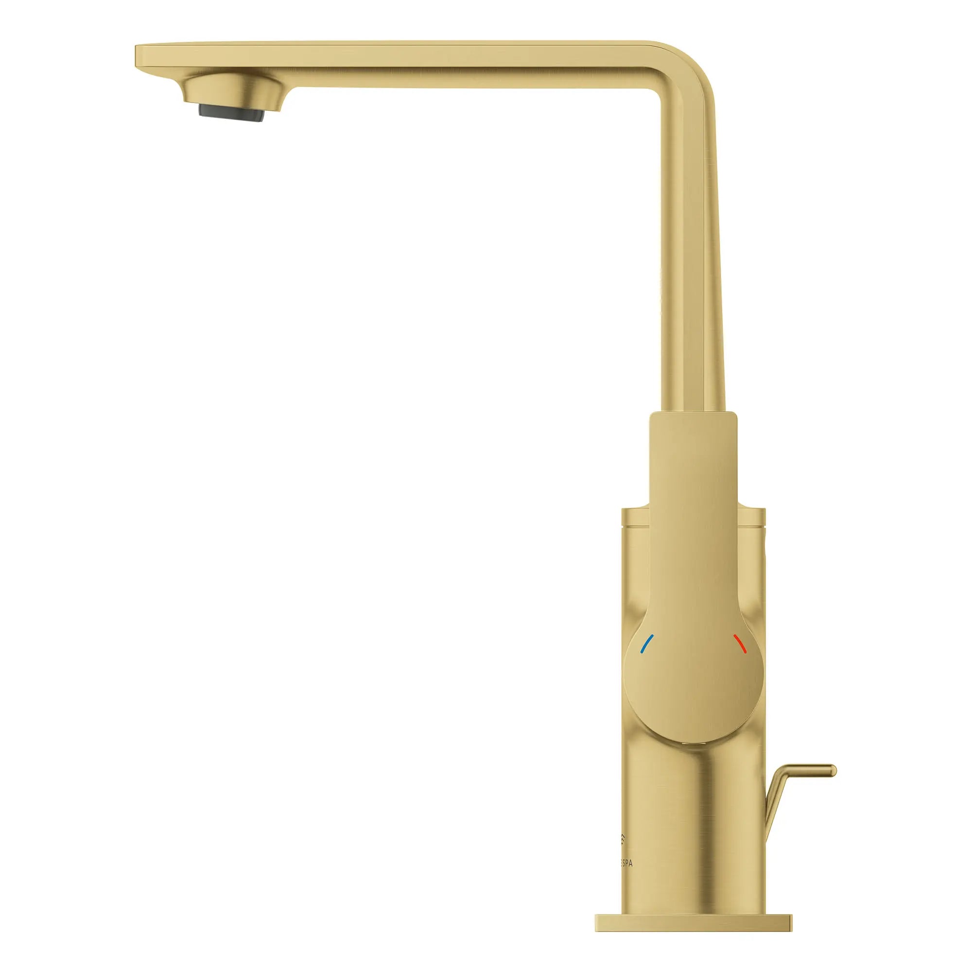 Grand robinet monotrou pour salle de bain, à poignée simple, 4,5 L/min (1,2 gpm) // AUBE FRAÎCHE BROSSÉ // 164475_Allure_SiloSide_23858GN1_0002_Feb2023_0_CDNwebp.webp