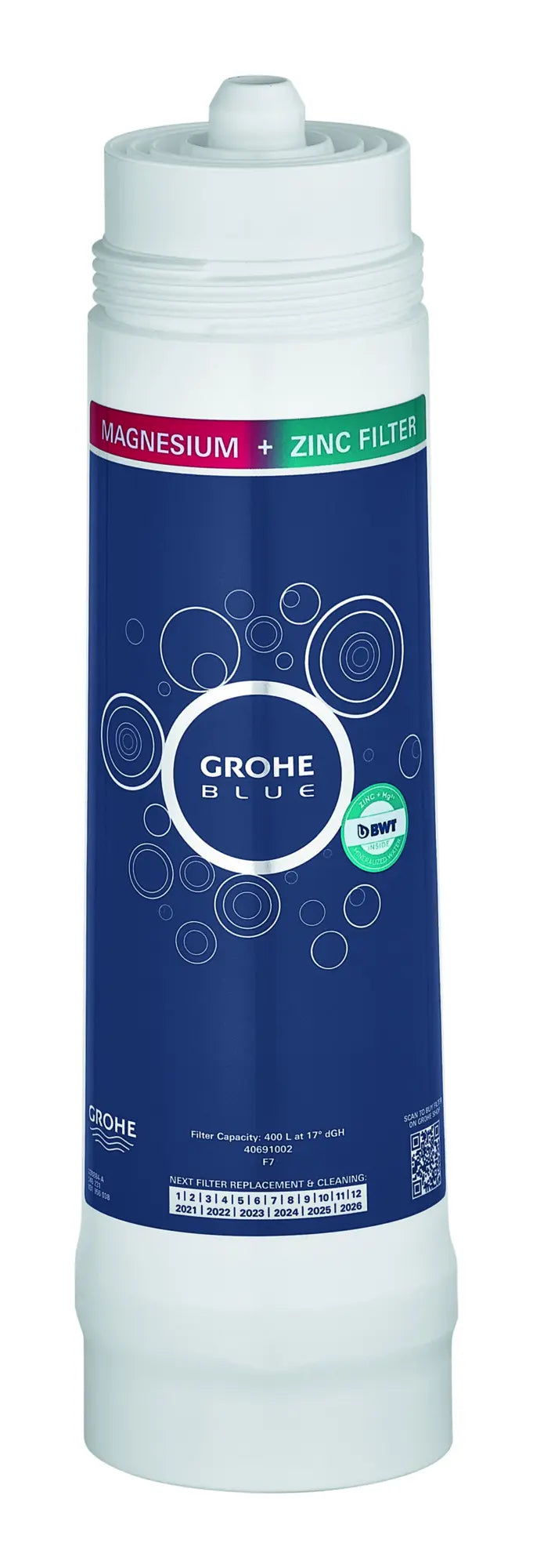 Filtre GROHE Blue magnésium + zinc // SANS FINI // 164478_GroheBlue_SiloFront_40691002_0002_Mar2023_0_CDNwebp.webp