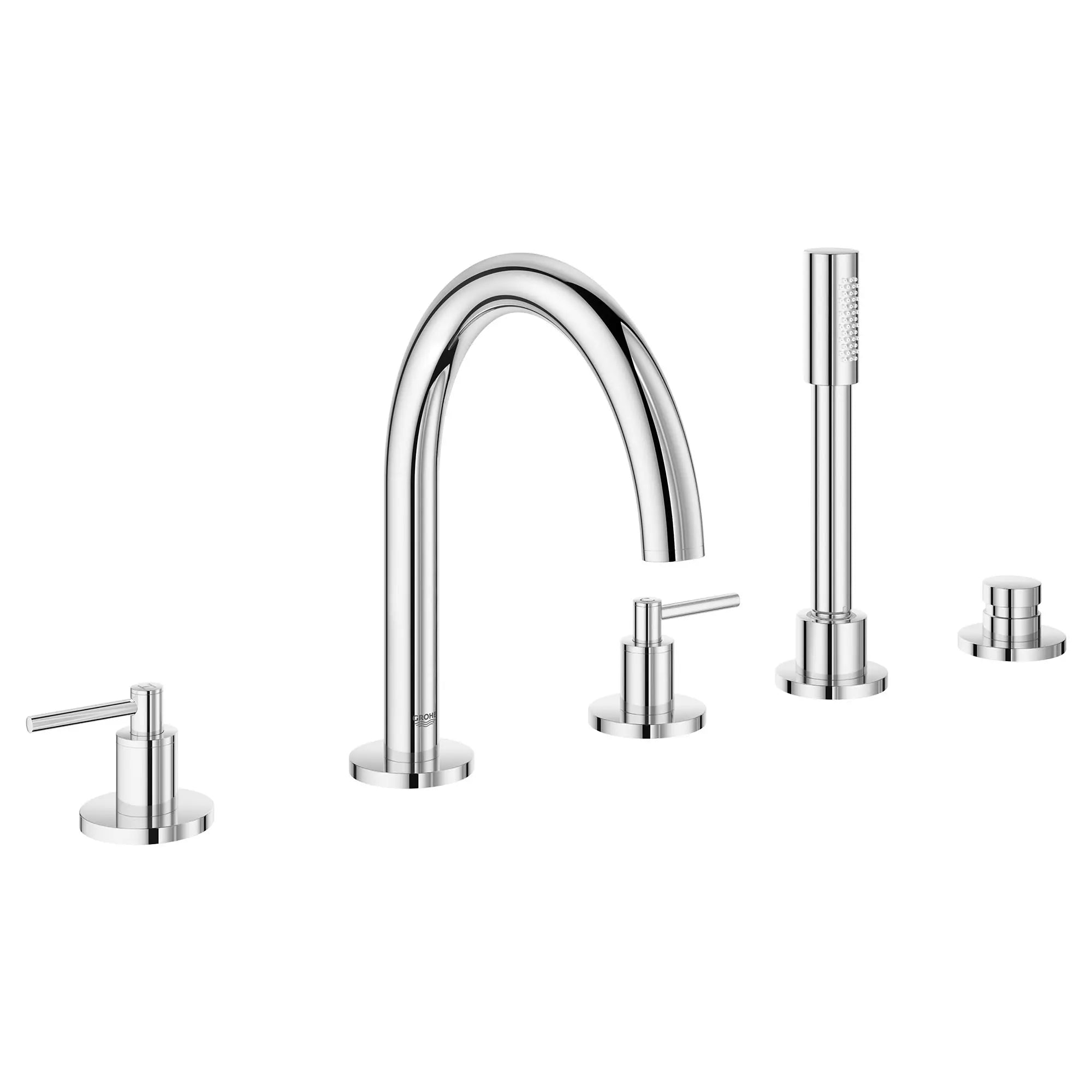 Robinet de bain avec douchette // CHROME STARLIGHT GROHE // 164520_25049003_1_0_CDNwebp.webp
