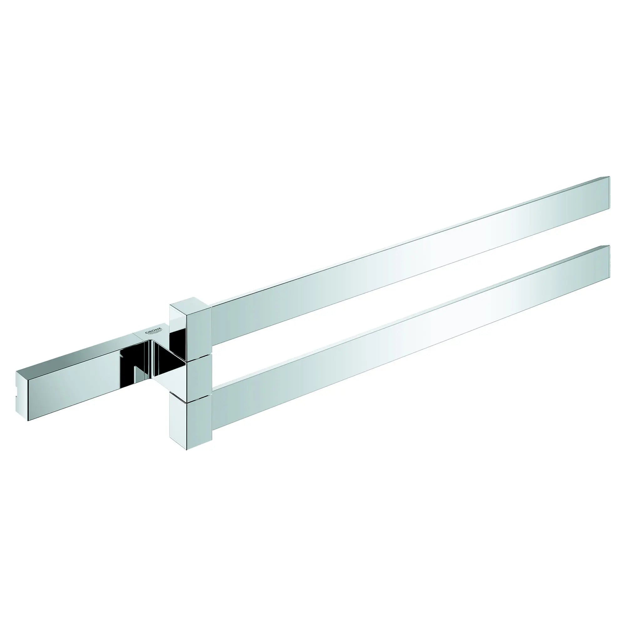 Selection Cube Porte-serviettes à deux branches // CHROME STARLIGHT GROHE // 164545_40768000_0_CDNwebp.webp