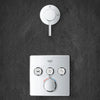 [29142000] Triple Function Thermostatic Valve Trim - GROHE StarLight Chrome